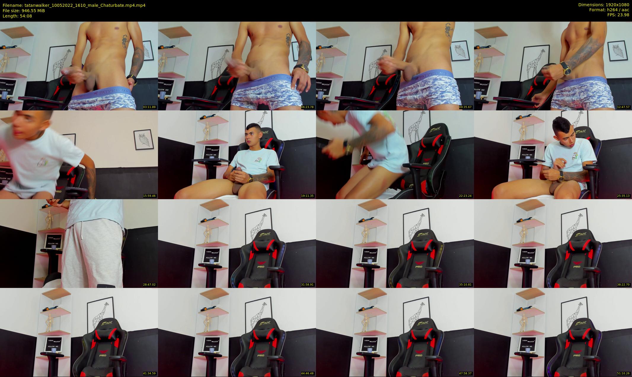 tatanwalker — 55 minute Chaturbate male cam show recording, 1080p, May 10, 2022