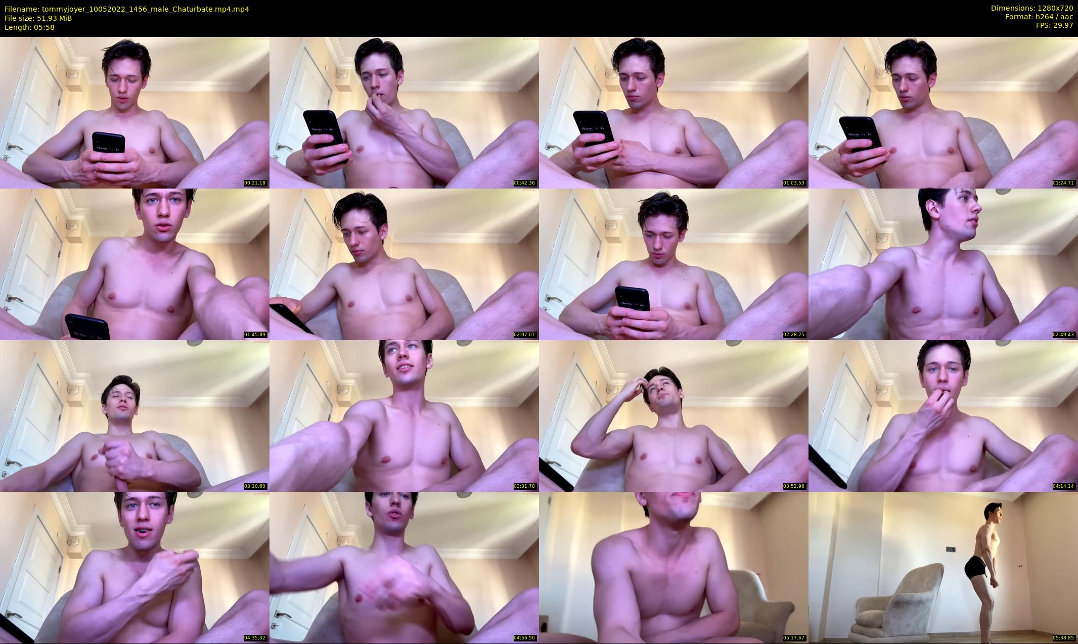 tommyjoyer — 6 minute Chaturbate male cam show recording, 720p, May 10, 2022
