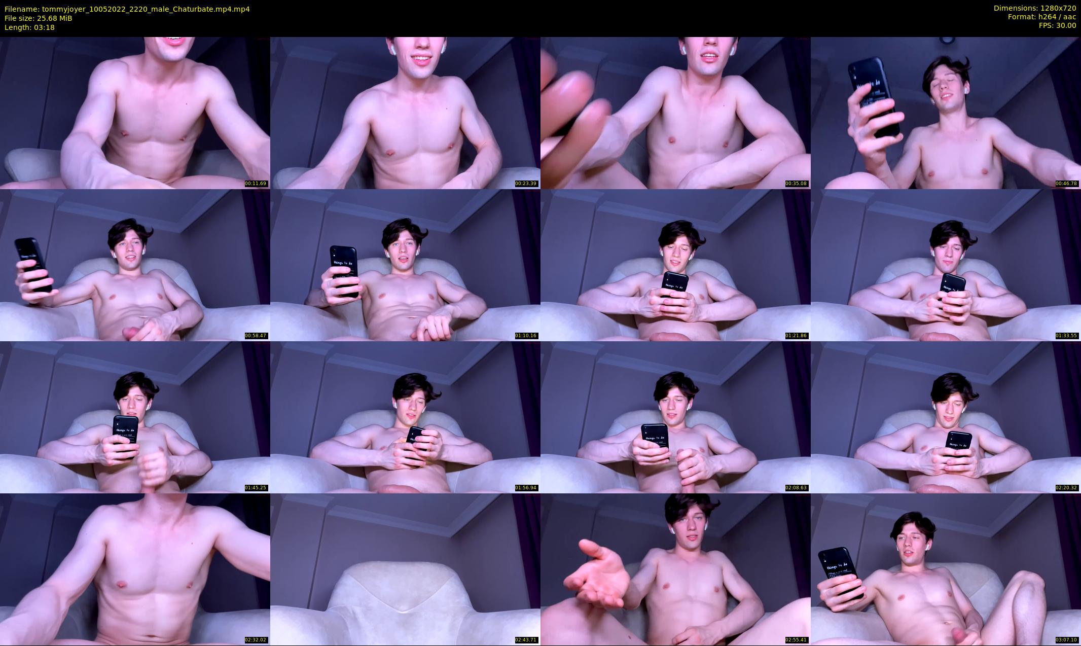 tommyjoyer — 4 minute Chaturbate male cam show recording, 720p, May 10, 2022