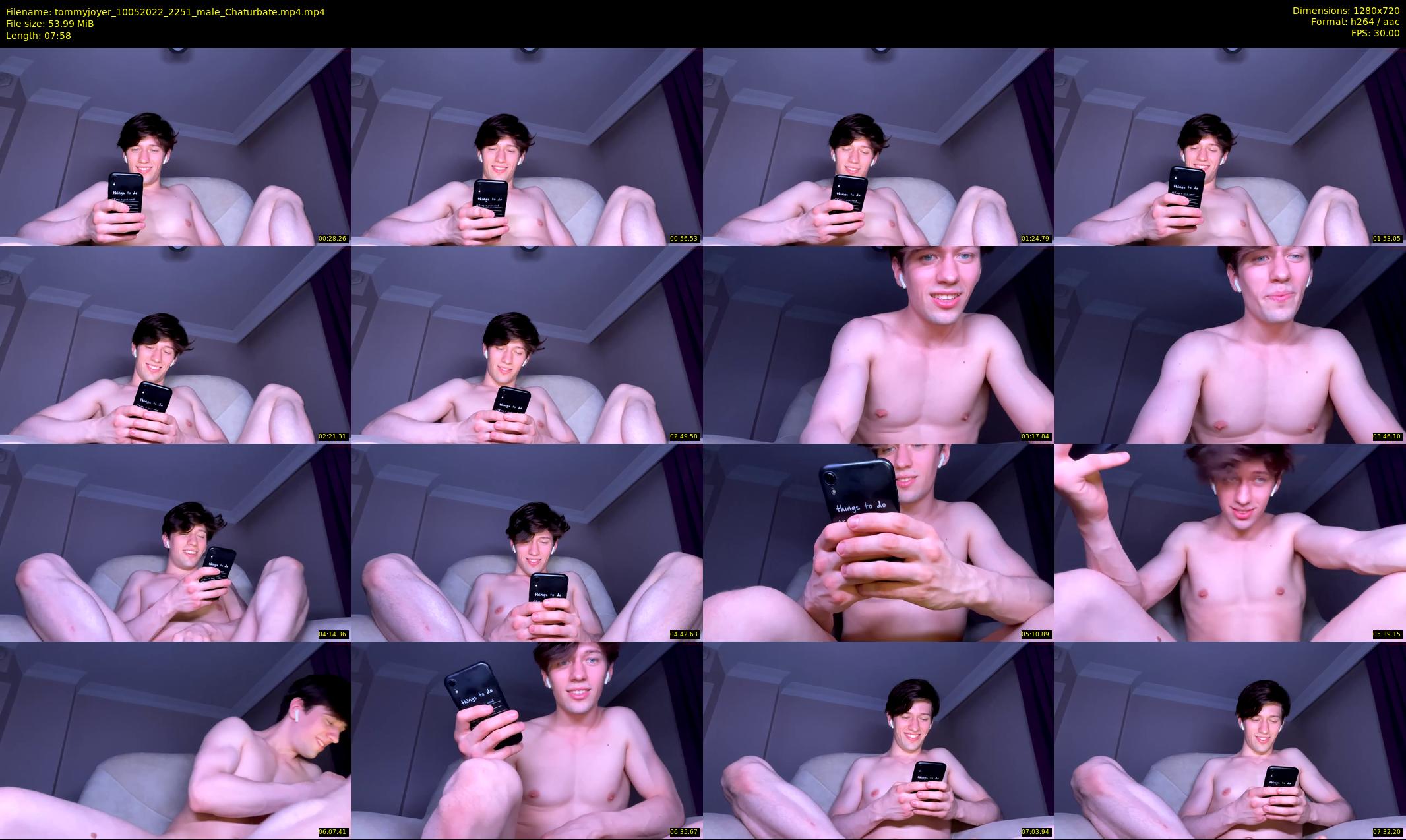 tommyjoyer — 8 minute Chaturbate male cam show recording, 720p, May 10, 2022