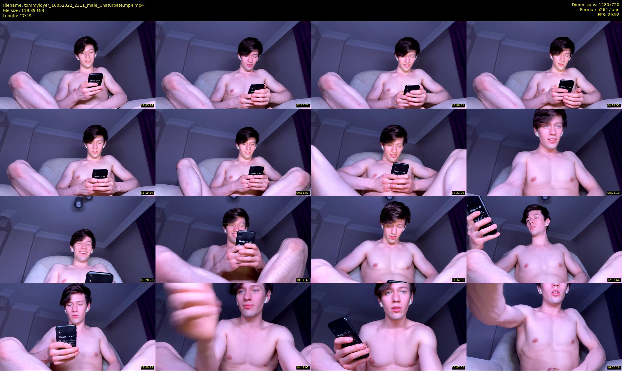 tommyjoyer — 18 minute Chaturbate male cam show recording, 720p, May 10, 2022