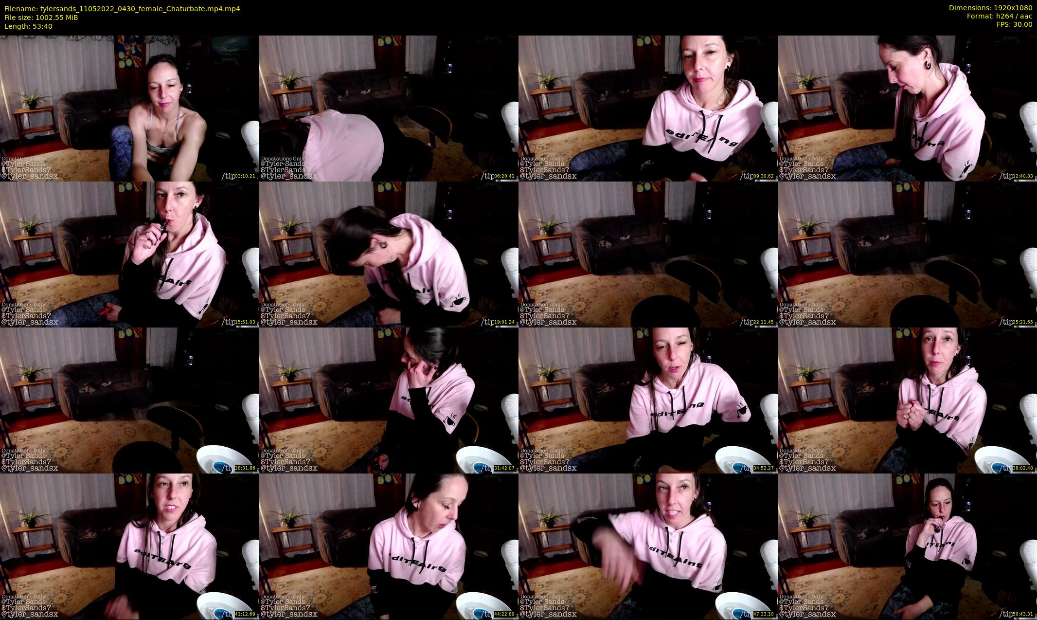tylersands — 54 minute Chaturbate female cam show recording, 1080p, May 11, 2022