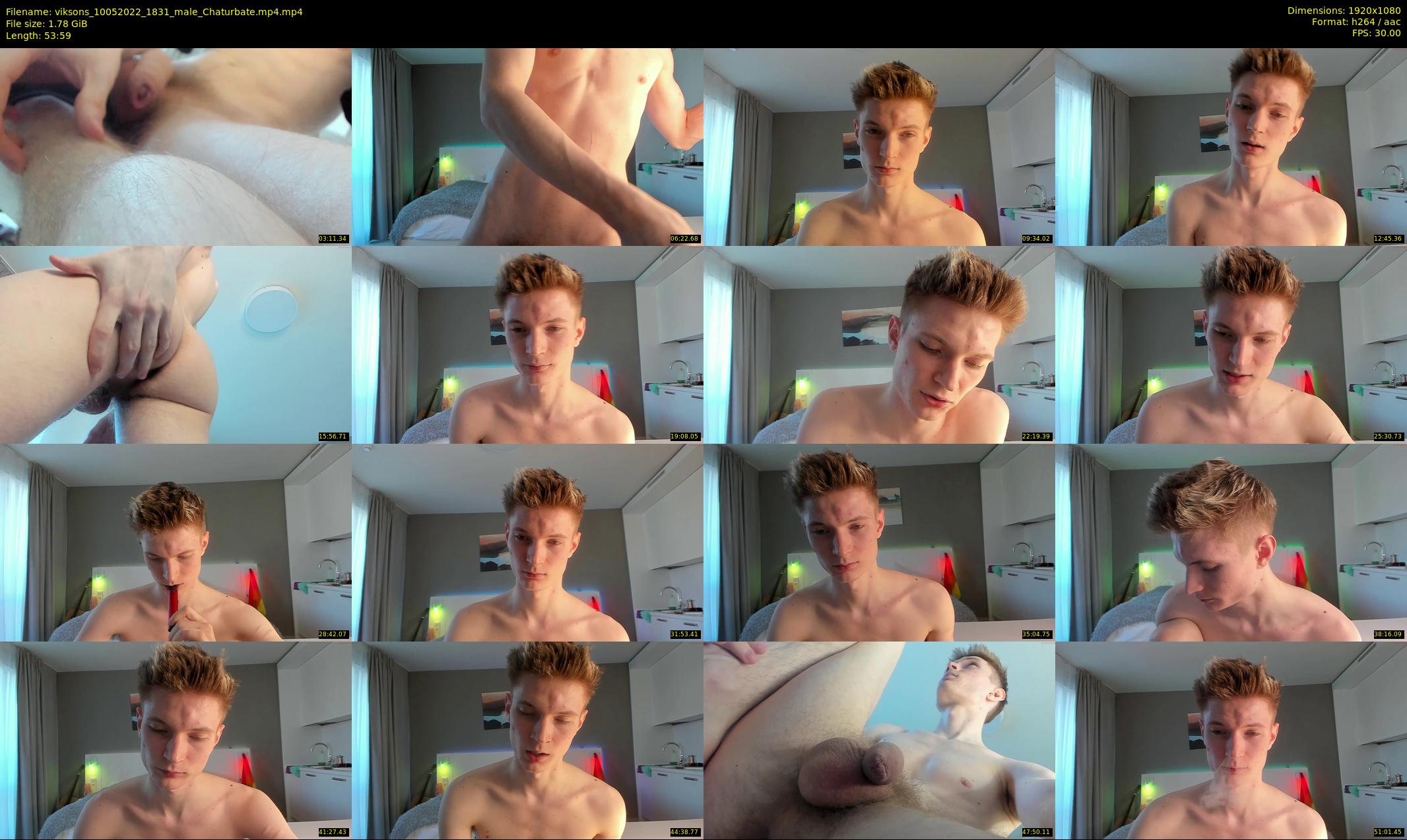 viksons — 54 minute Chaturbate male cam show recording, 1080p, May 10, 2022