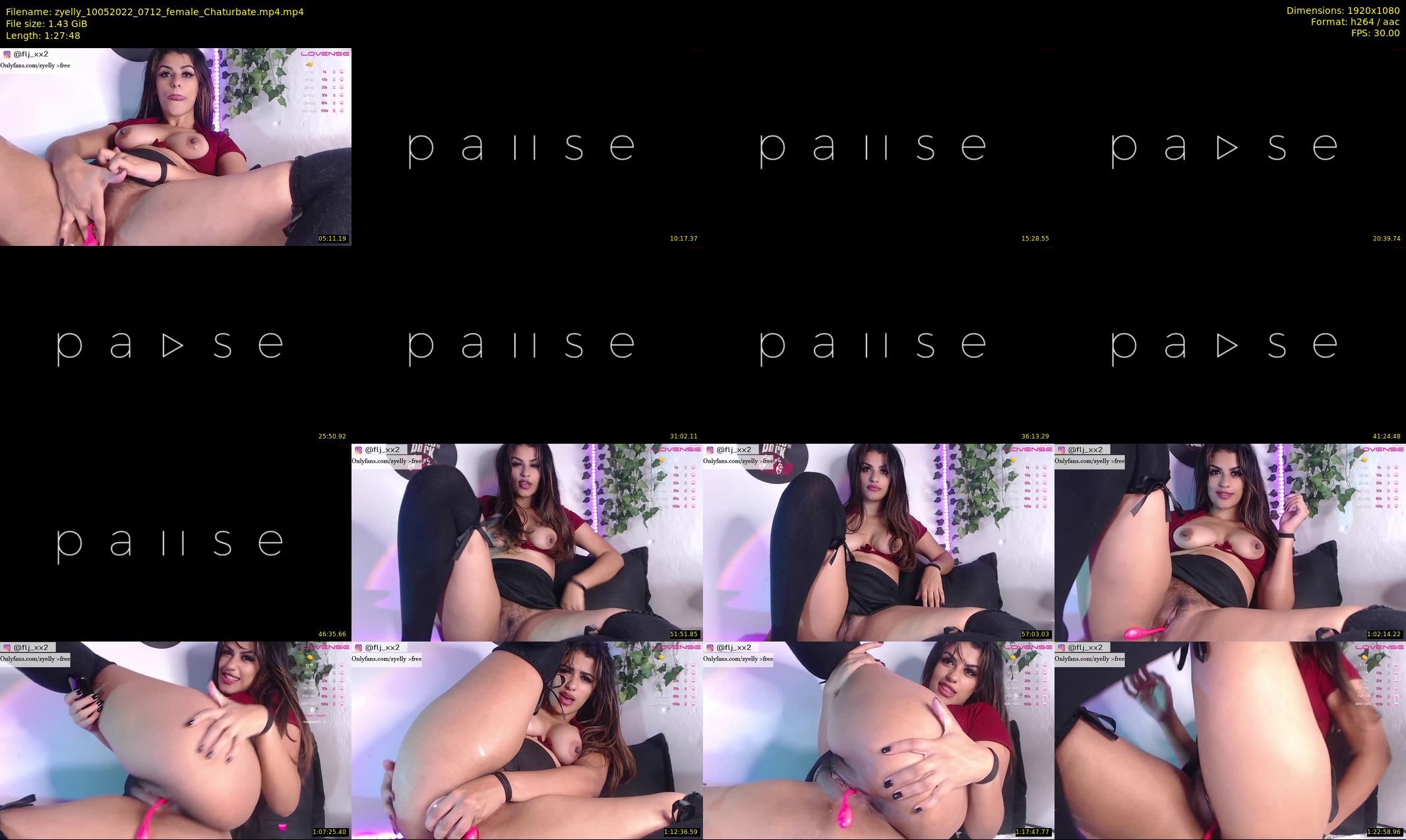 zyelly — 88 minute Chaturbate female cam show recording, 1080p, May 10, 2022