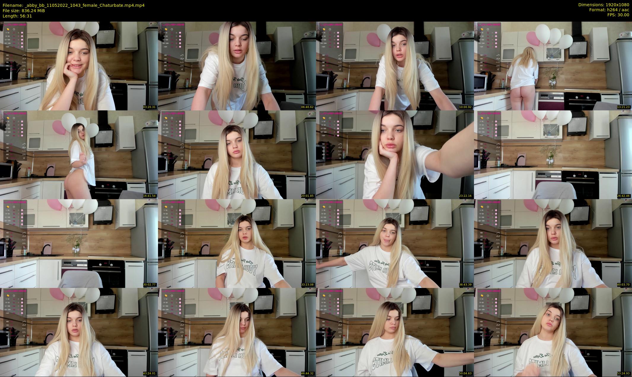 _abby_bb — 57 minute Chaturbate female cam show recording, 1080p, May 11, 2022