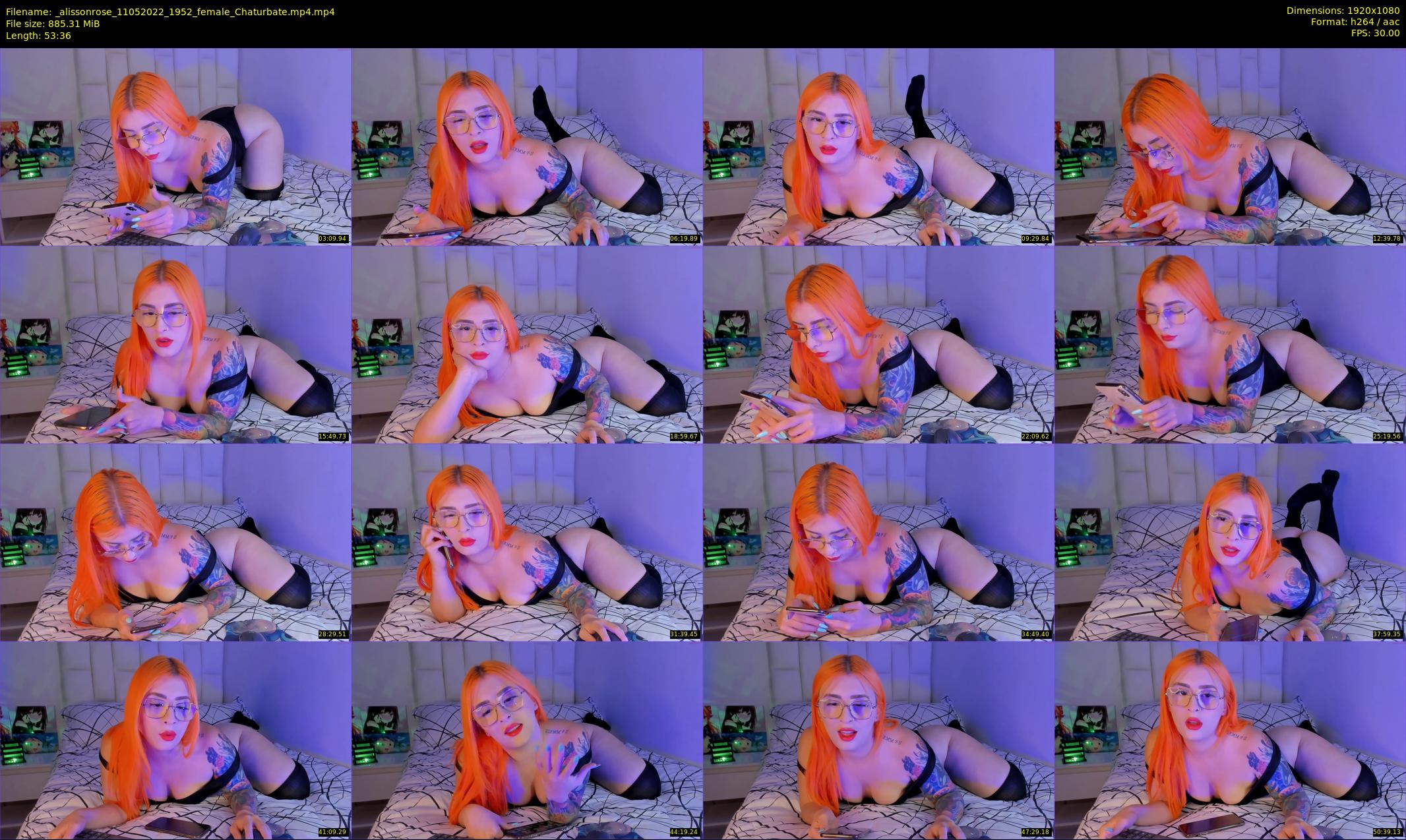 _alissonrose — 54 minute Chaturbate female cam show recording, 1080p, May 11, 2022