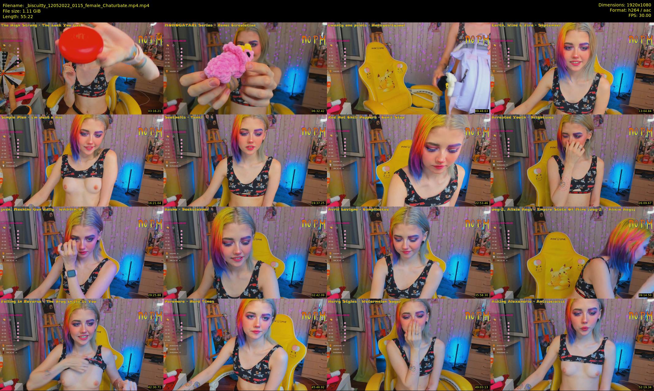 _biscuitty — 56 minute Chaturbate female cam show recording, 1080p, May 12, 2022