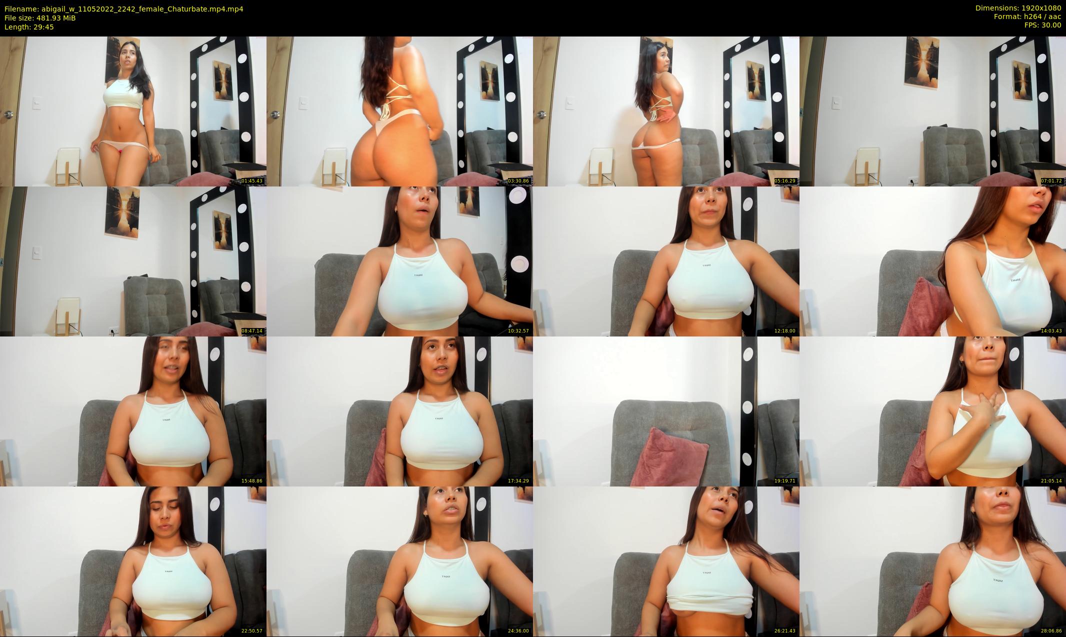 abigail_w — 30 minute Chaturbate female cam show recording, 1080p, May 11, 2022