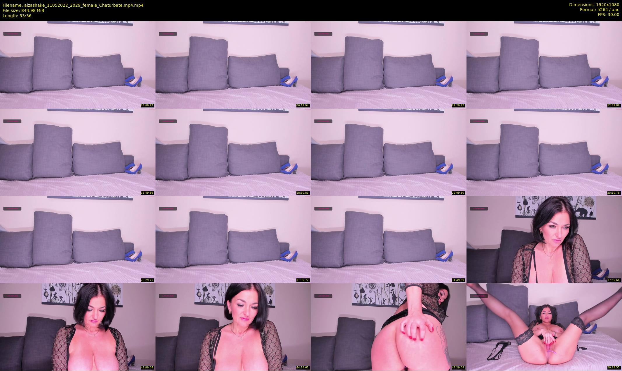 aizashake — 54 minute Chaturbate female cam show recording, 1080p, May 11, 2022