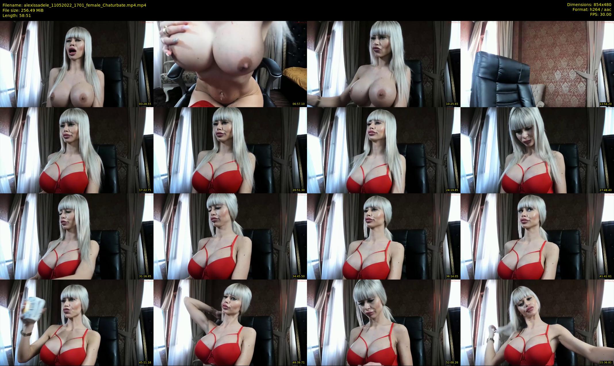 alexissadele — 59 minute Chaturbate female cam show recording, 480p, May 11, 2022