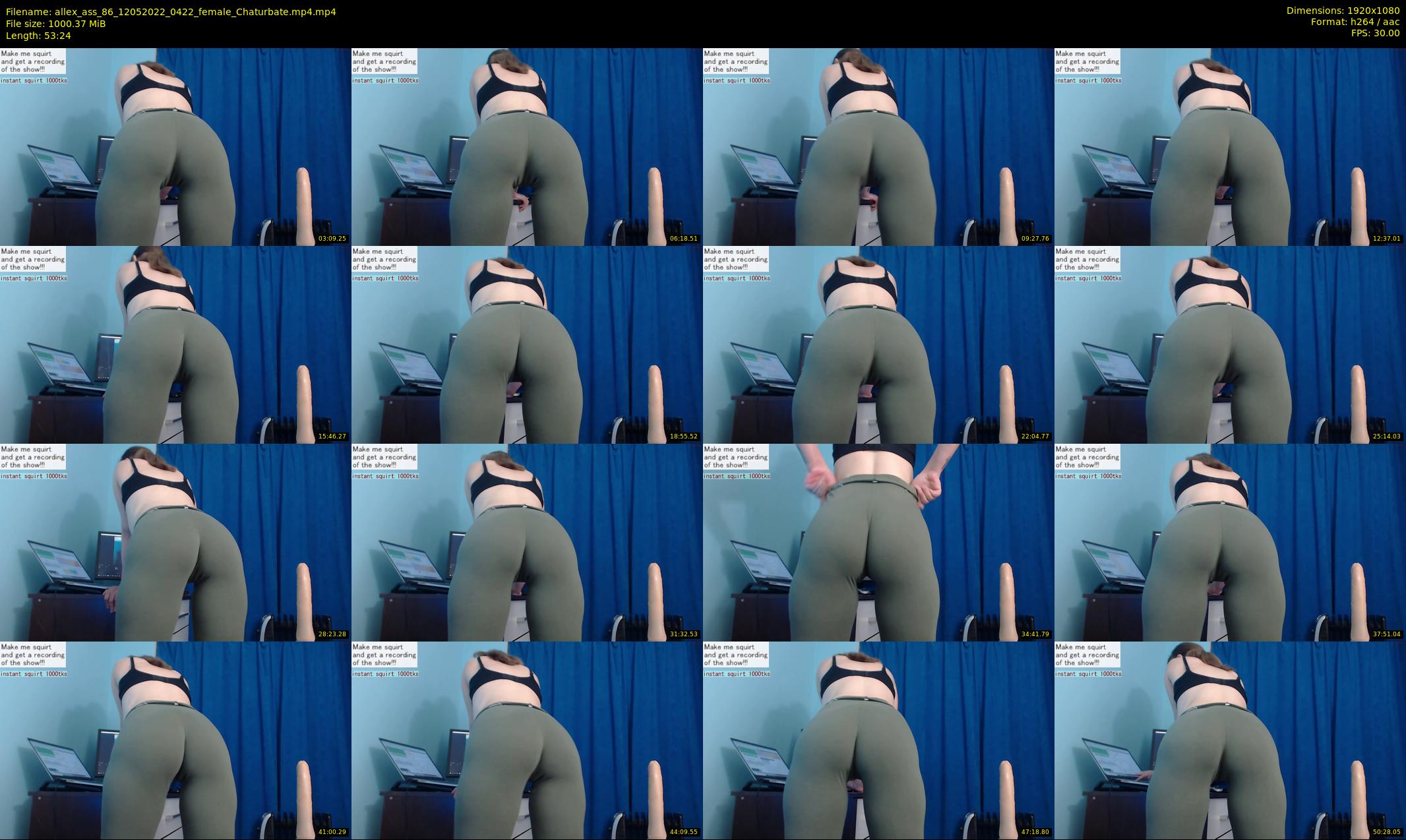 allex_ass_86 — 54 minute Chaturbate female cam show recording, 1080p, May 12, 2022