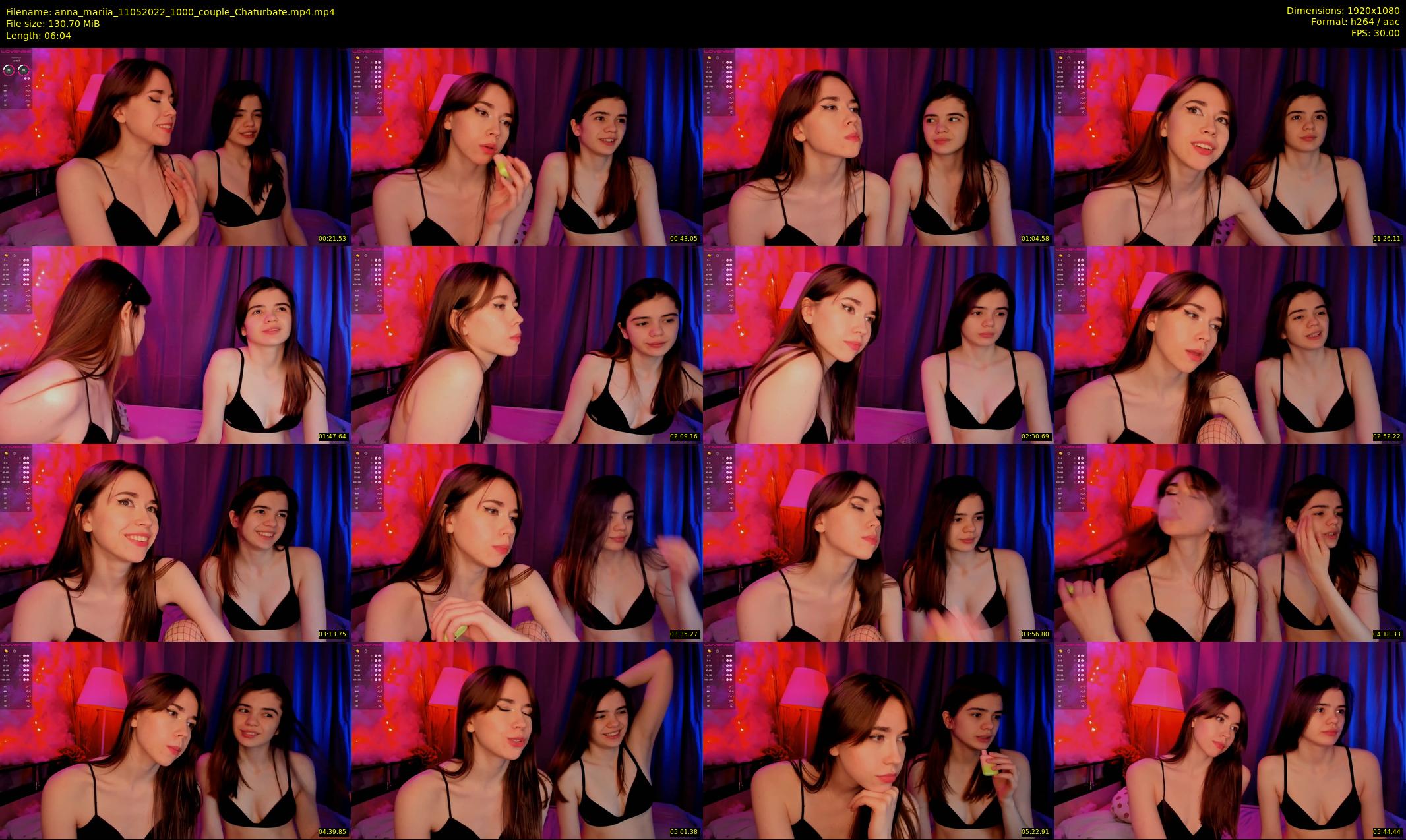 anna_mariia — 7 minute Chaturbate couple cam show recording, 1080p, May 11, 2022
