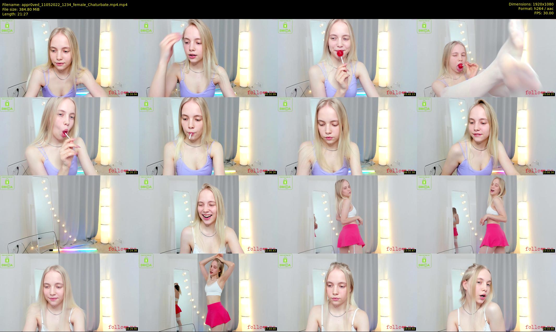 appr0ved — 22 minute Chaturbate female cam show recording, 1080p, May 11, 2022