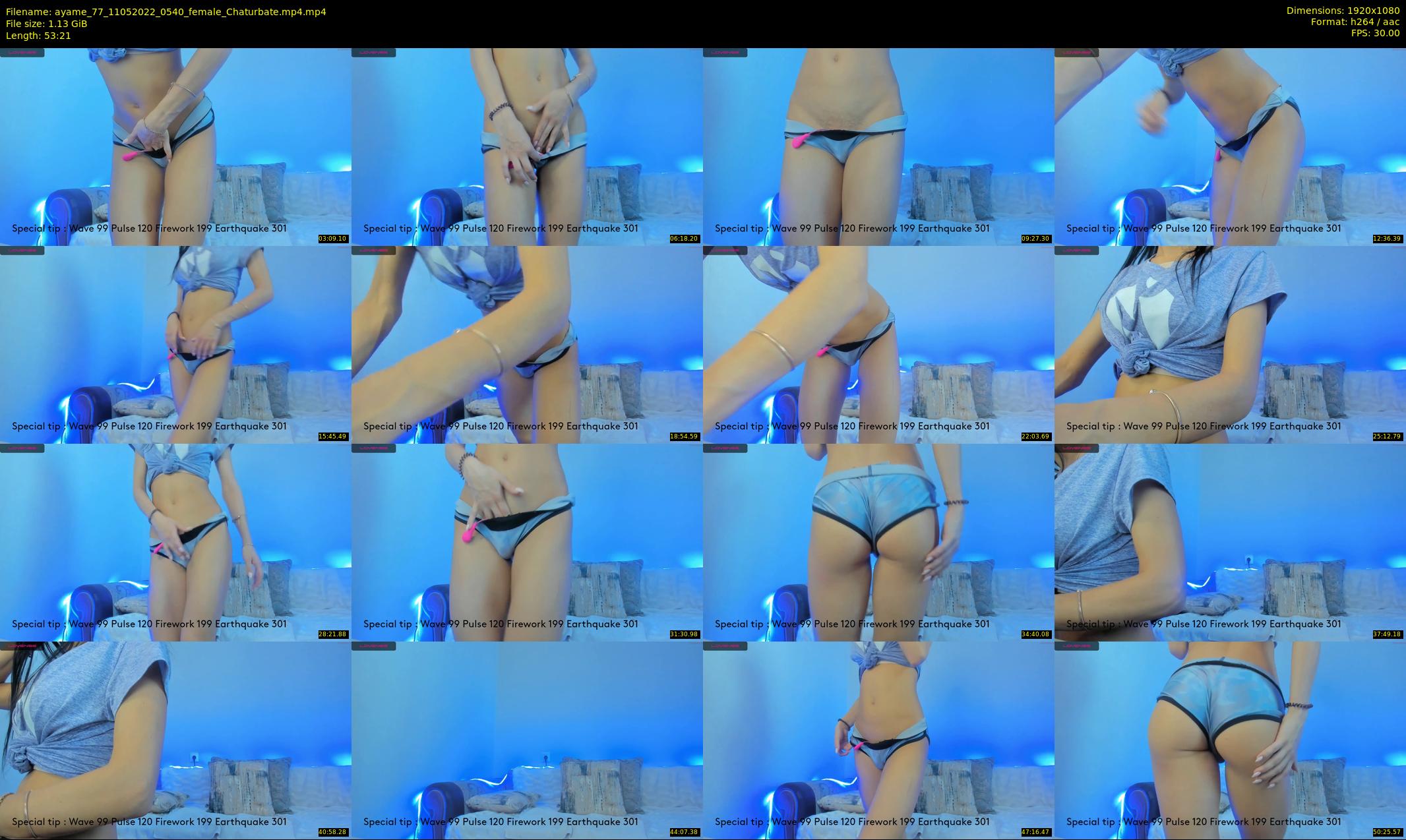ayame_77 — 54 minute Chaturbate female cam show recording, 1080p, May 11, 2022