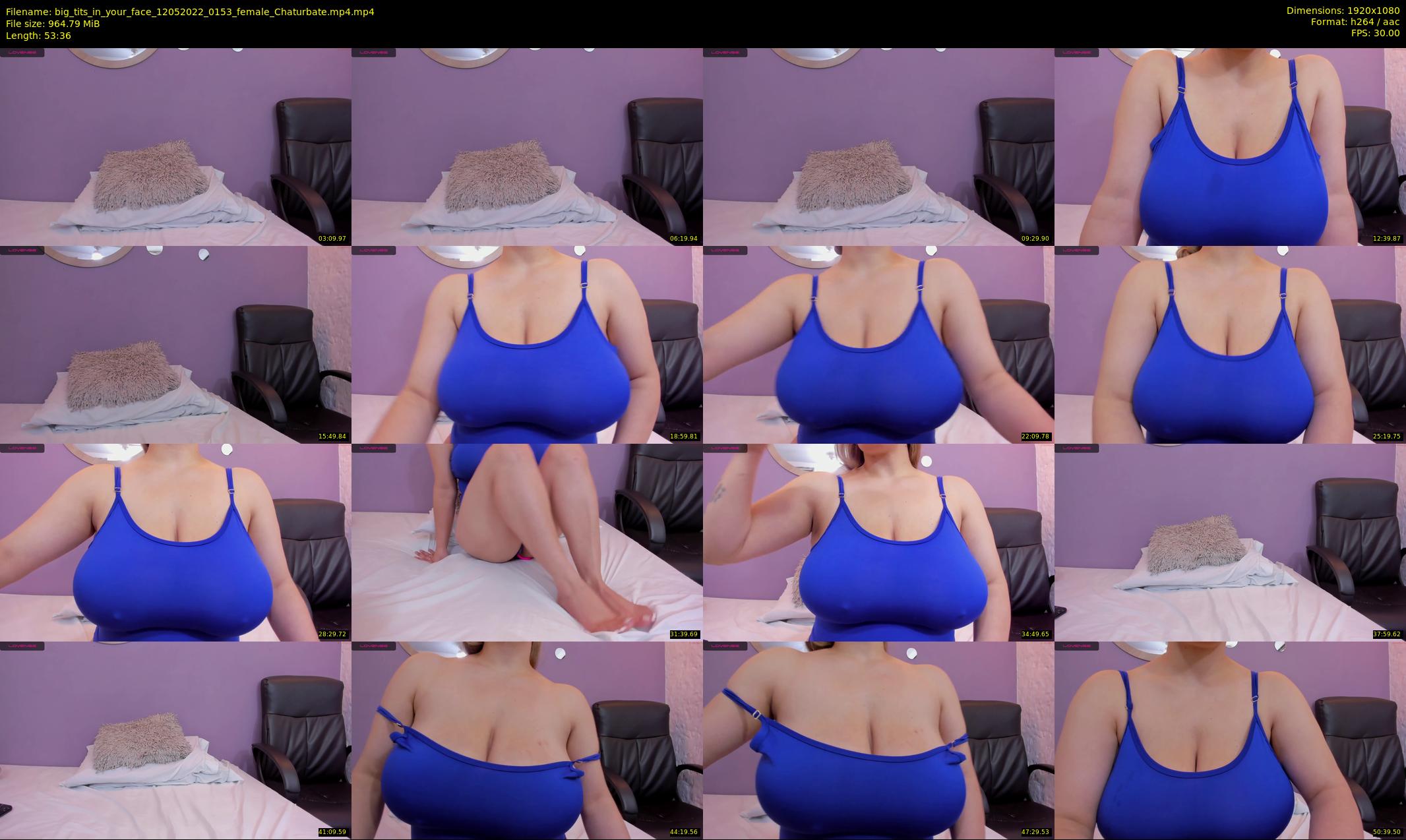 big_tits_in_your_face — 54 minute Chaturbate female cam show recording, 1080p, May 12, 2022