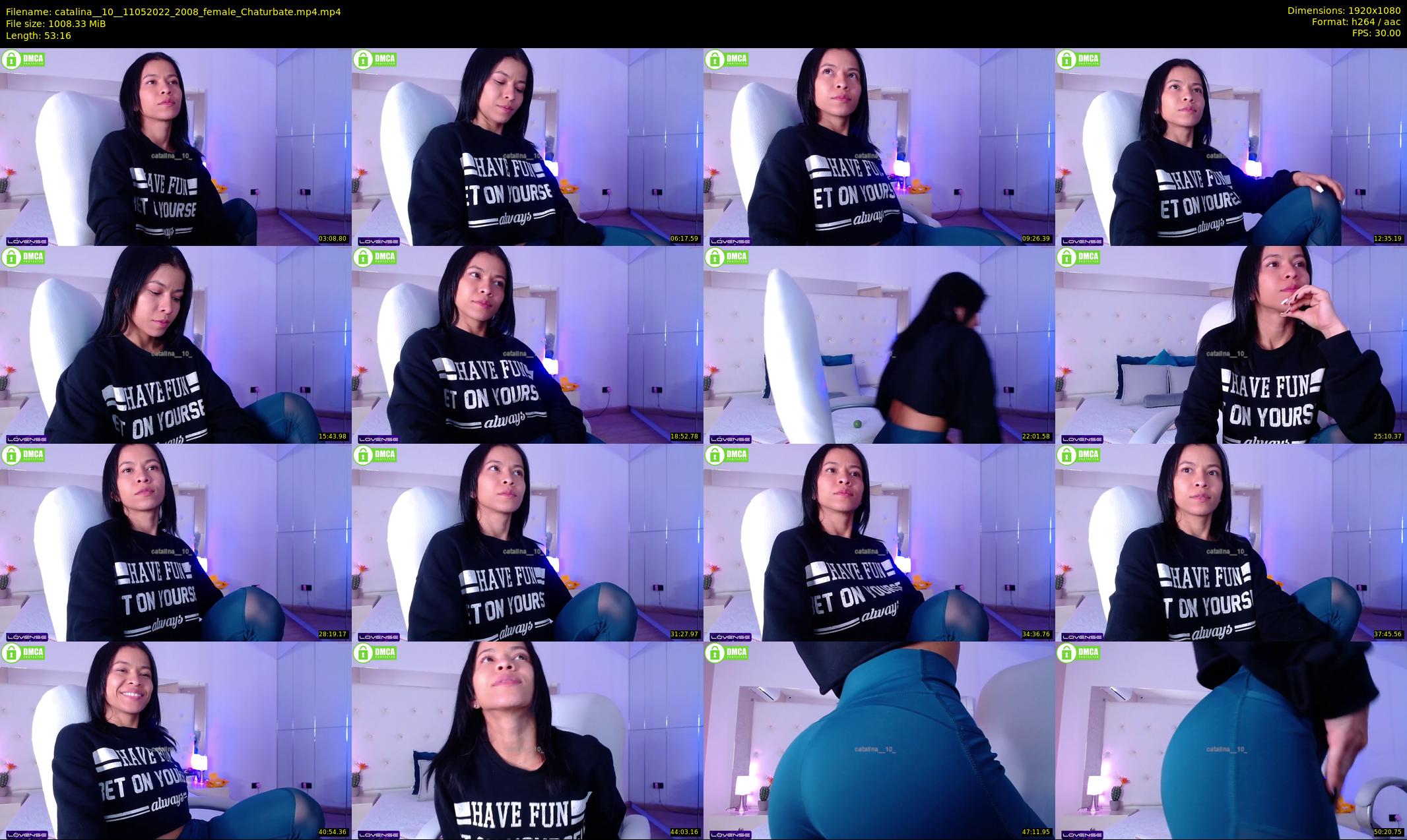 catalina__10_ — 54 minute Chaturbate female cam show recording, 1080p, May 11, 2022