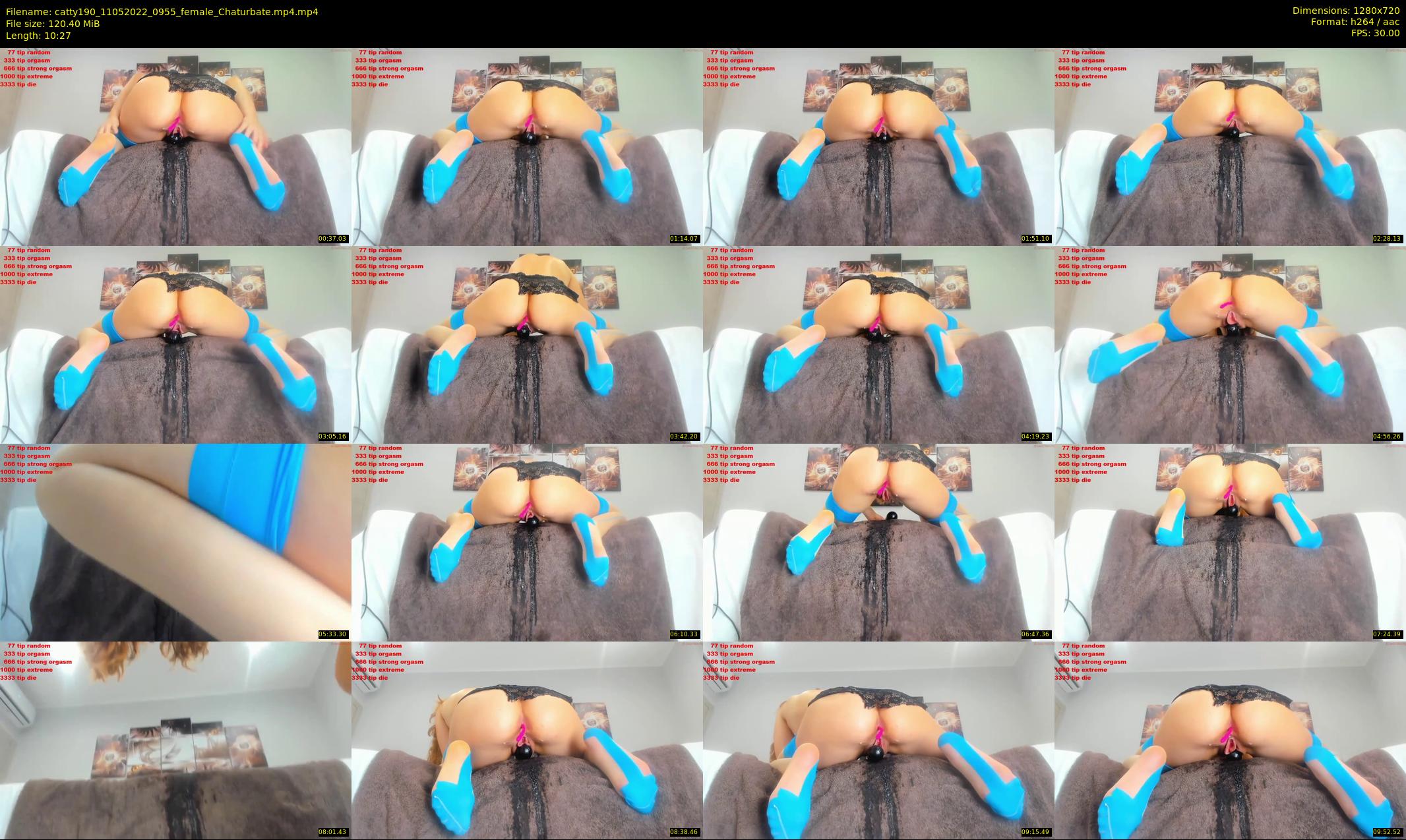 catty190 — 11 minute Chaturbate female cam show recording, 720p, May 11, 2022