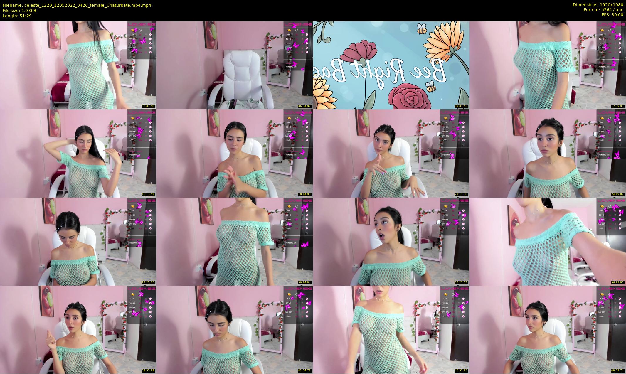 celeste_1220 — 52 minute Chaturbate female cam show recording, 1080p, May 12, 2022