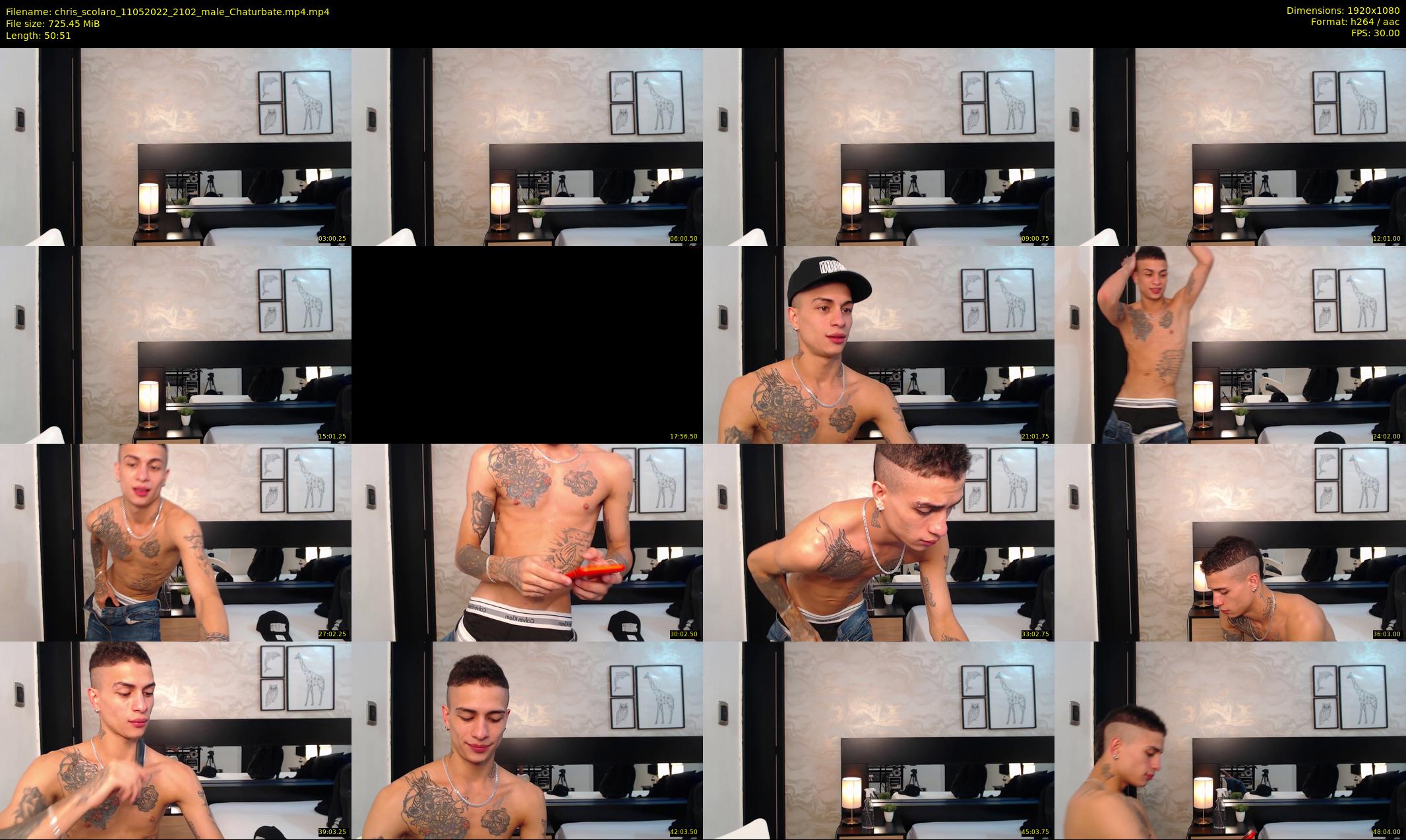 chris_scolaro — 51 minute Chaturbate male cam show recording, 1080p, May 11, 2022