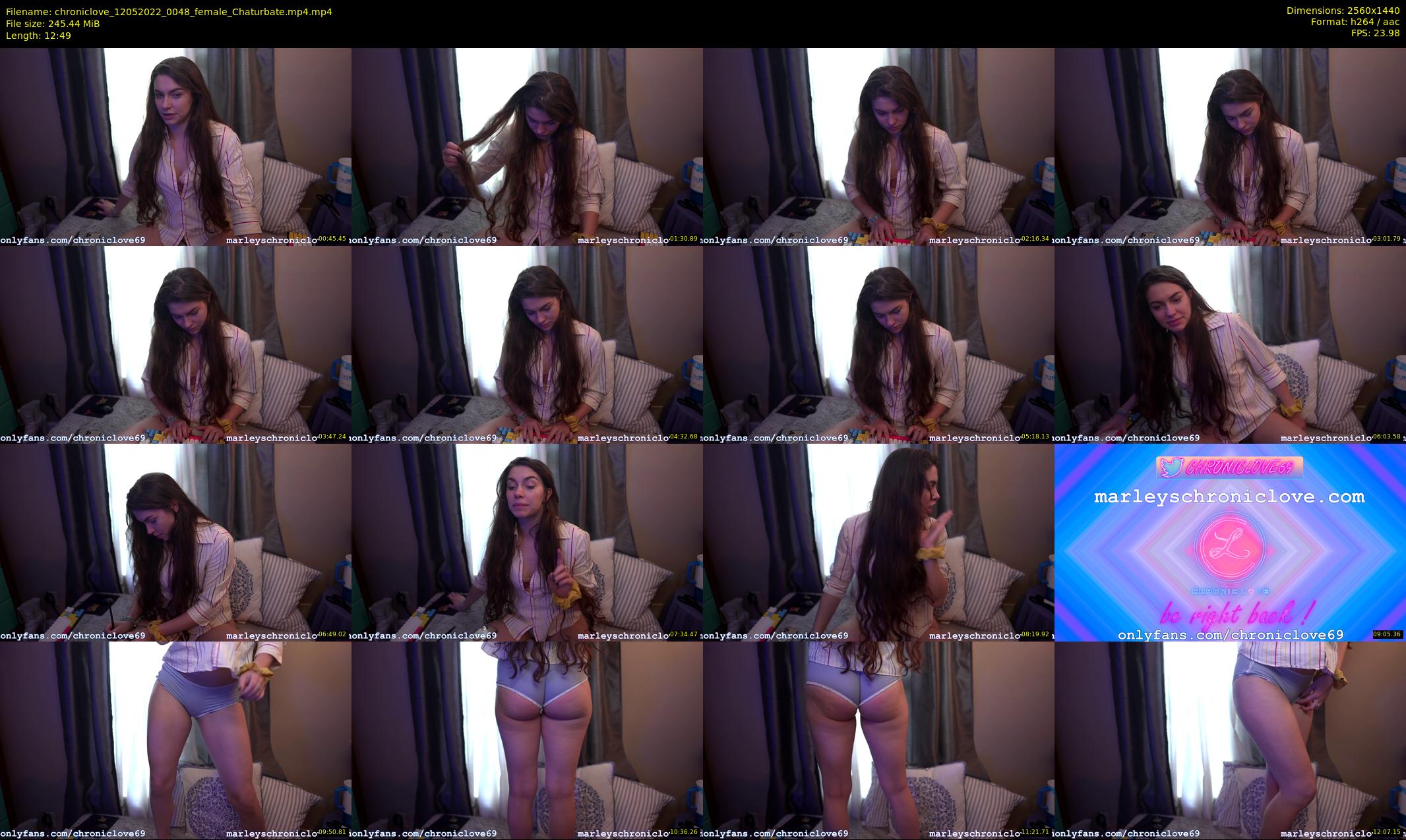 chroniclove — 13 minute Chaturbate female cam show recording, 1080p, May 12, 2022