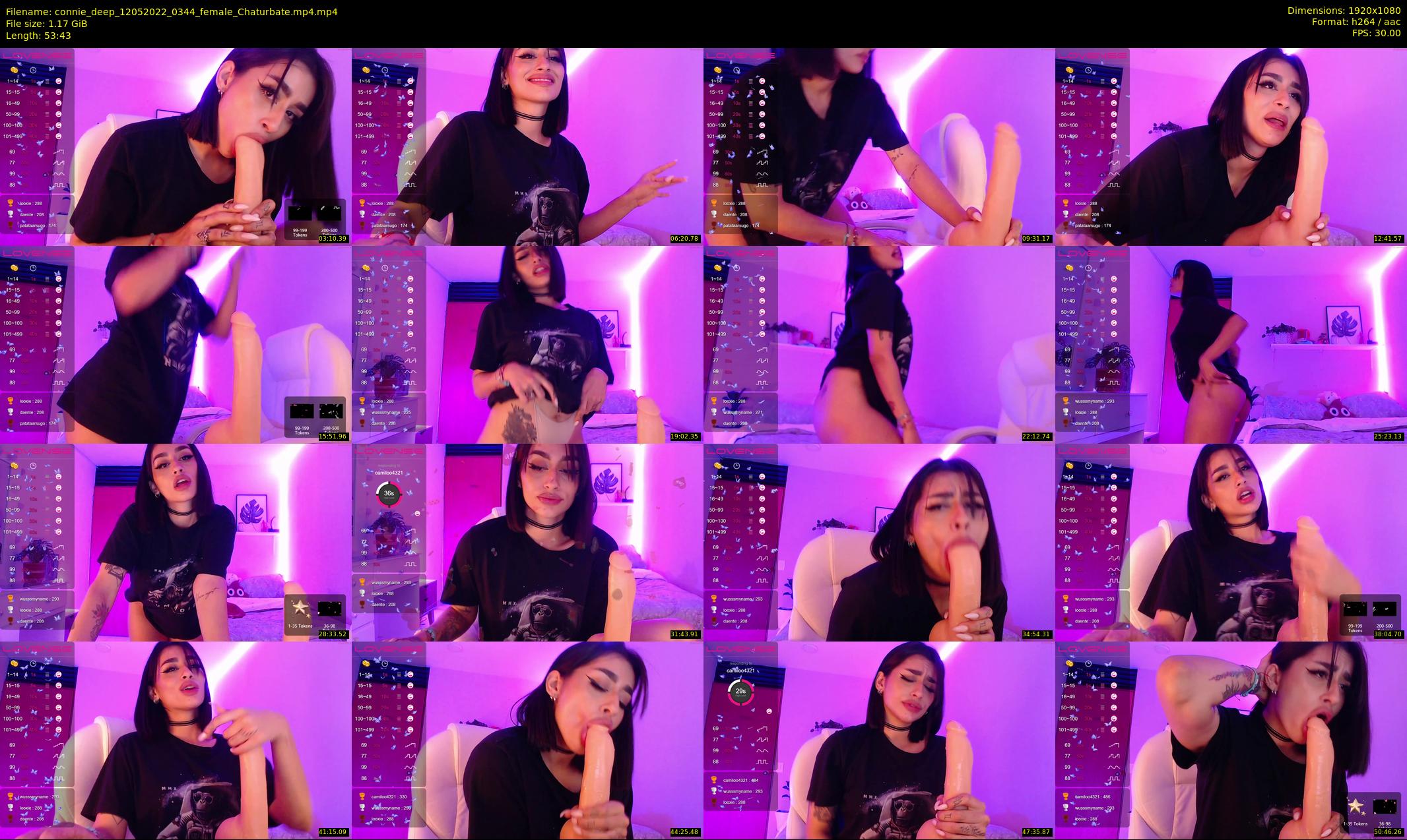 connie_deep — 54 minute Chaturbate female cam show recording, 1080p, May 12, 2022