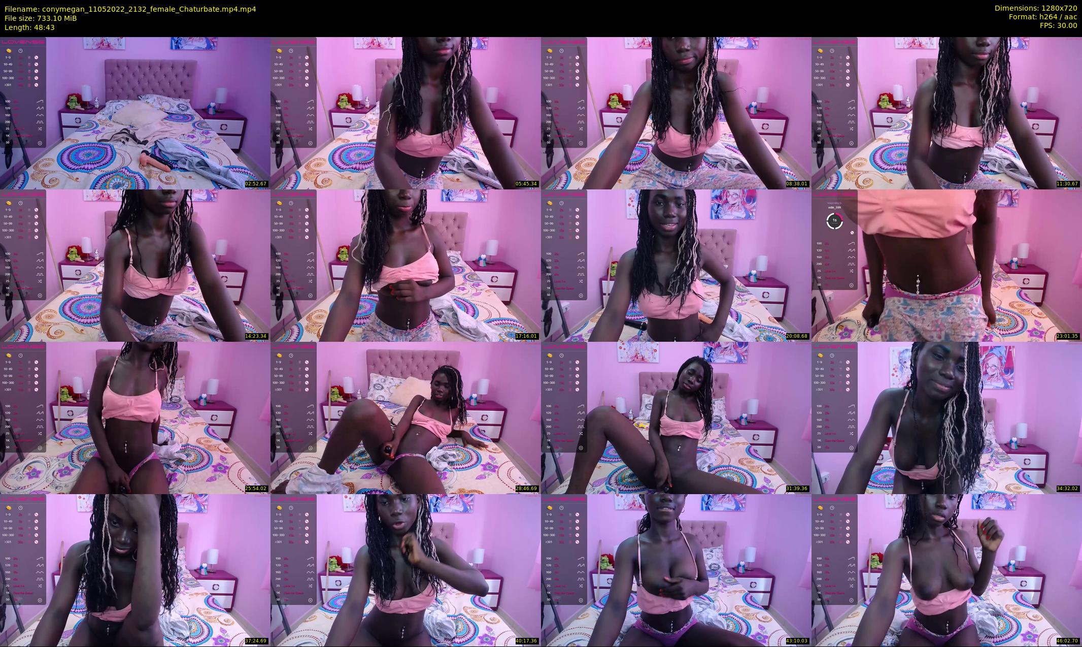 conymegan — 49 minute Chaturbate female cam show recording, 720p, May 11, 2022
