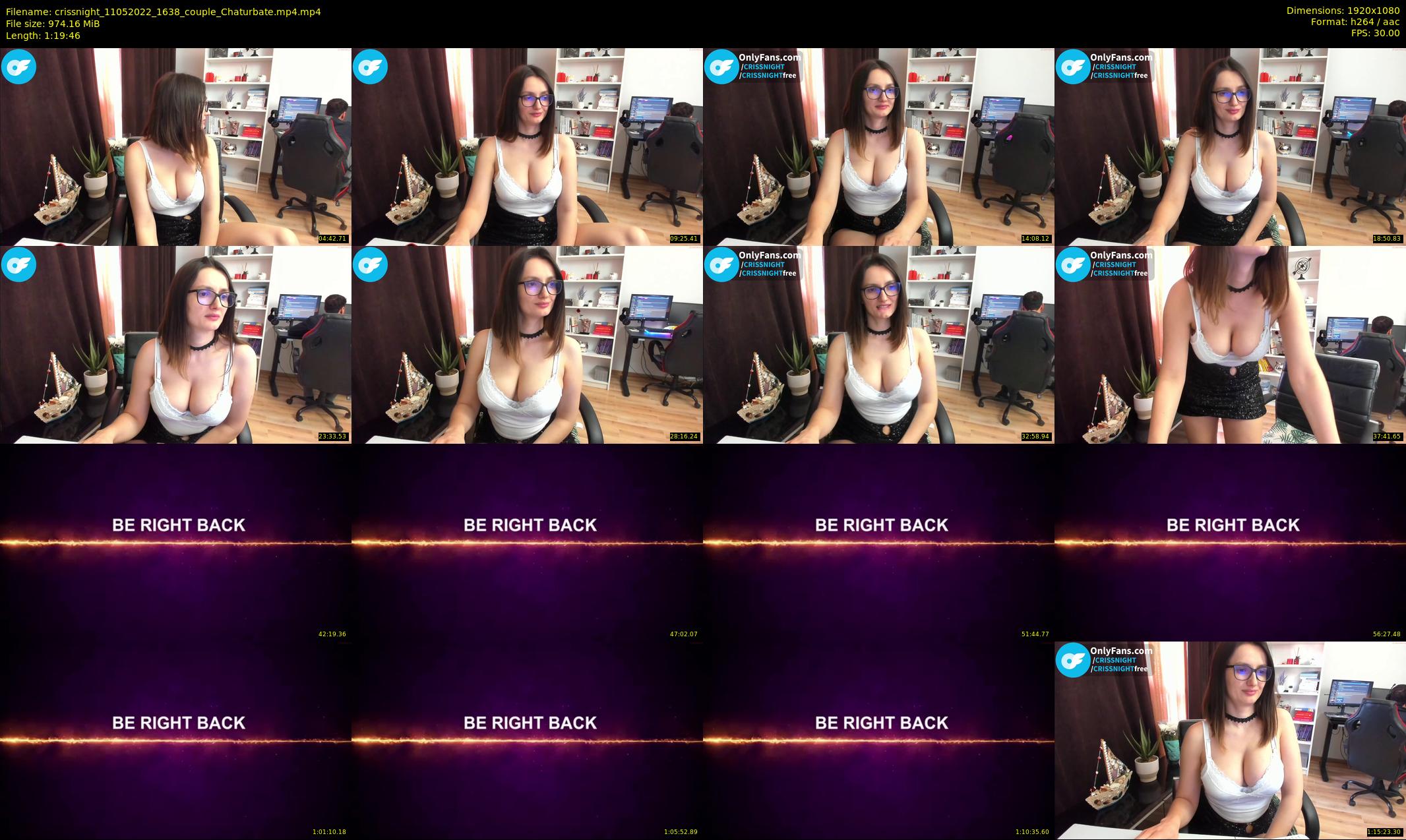 crissnight — 80 minute Chaturbate female cam show recording, 1080p, May 11, 2022