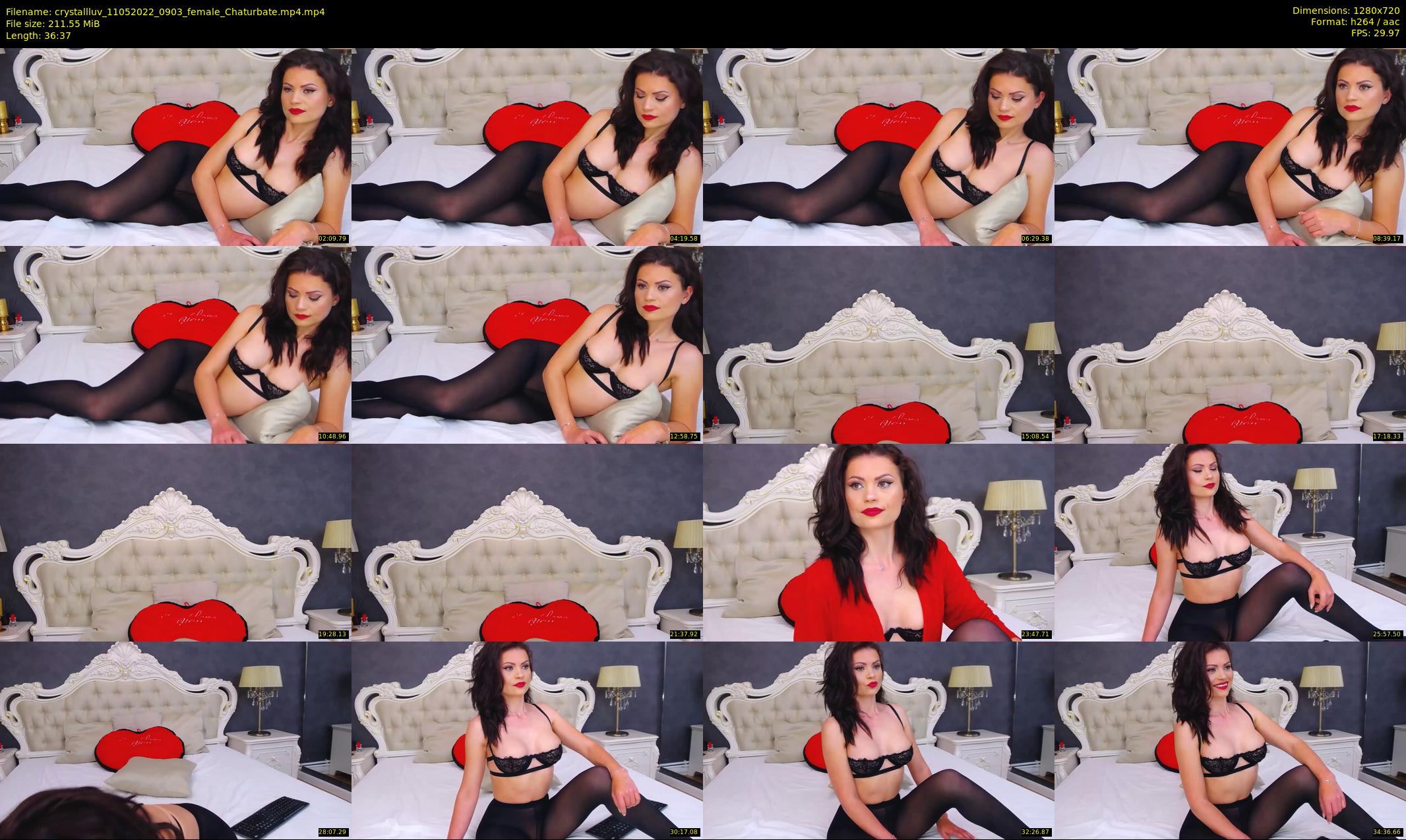crystallluv — 37 minute Chaturbate female cam show recording, 720p, May 11, 2022