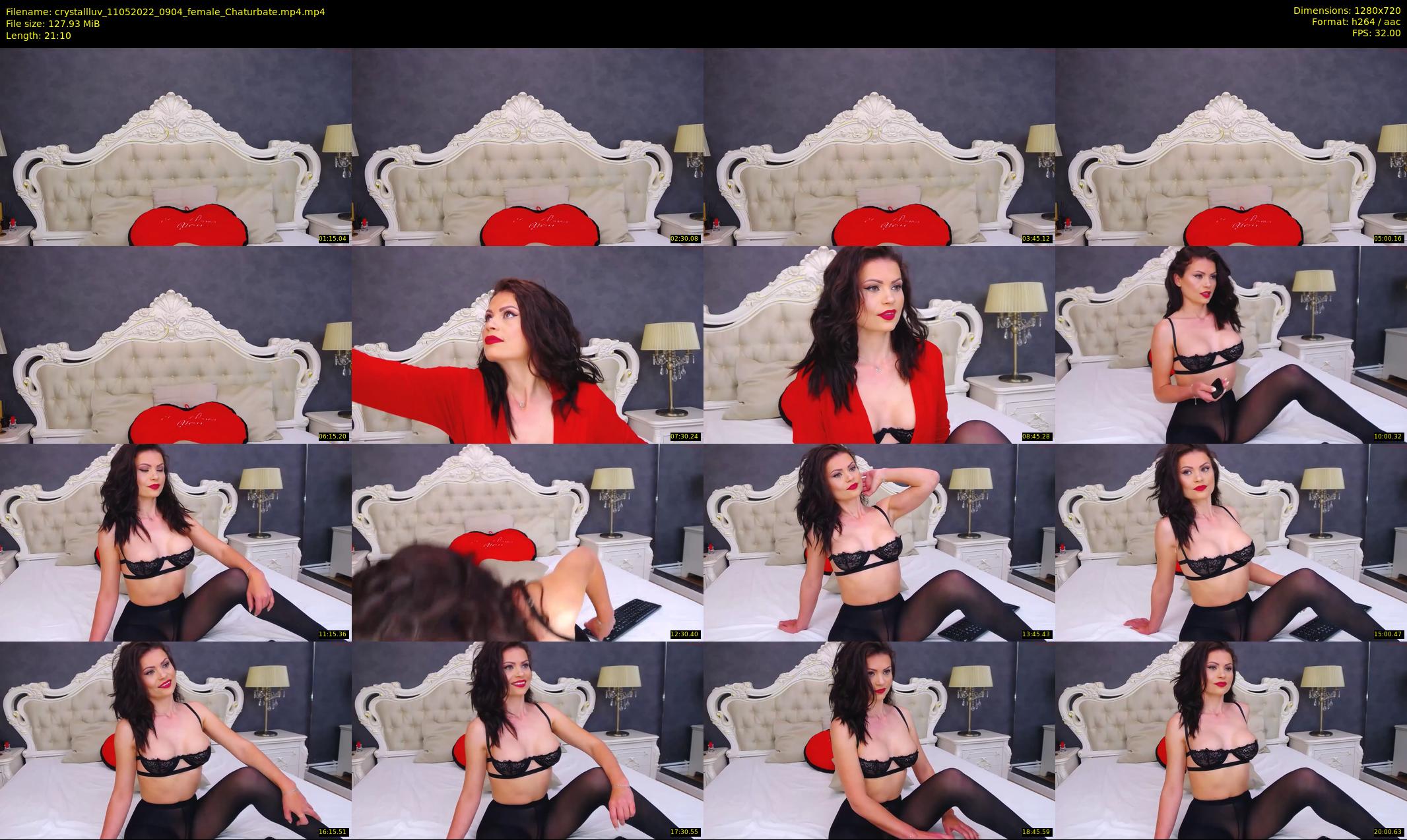 crystallluv — 22 minute Chaturbate female cam show recording, 720p, May 11, 2022