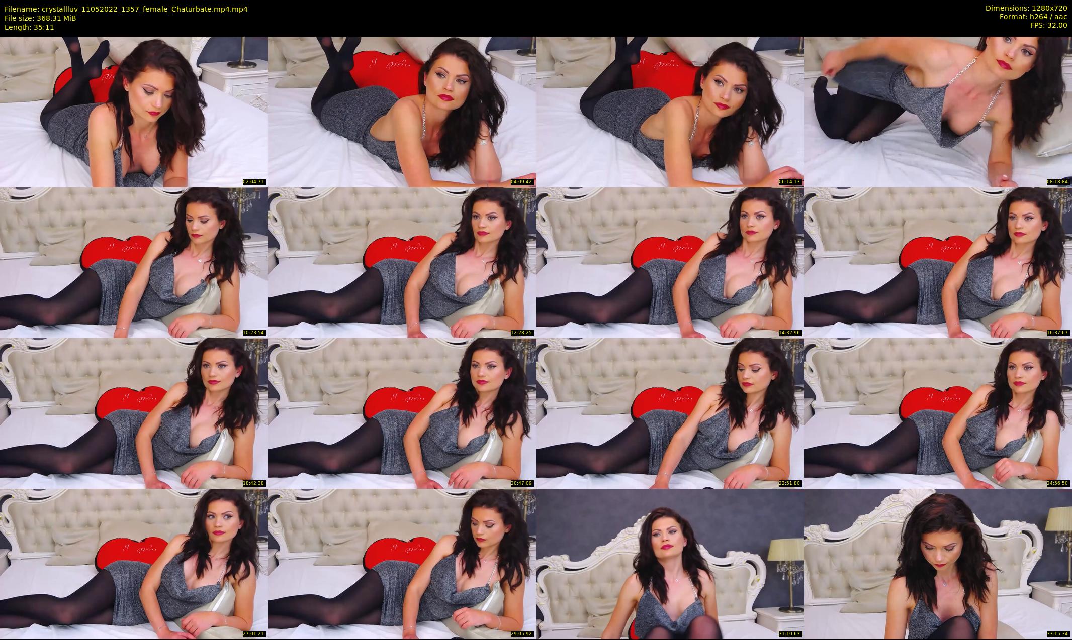 crystallluv — 36 minute Chaturbate female cam show recording, 720p, May 11, 2022