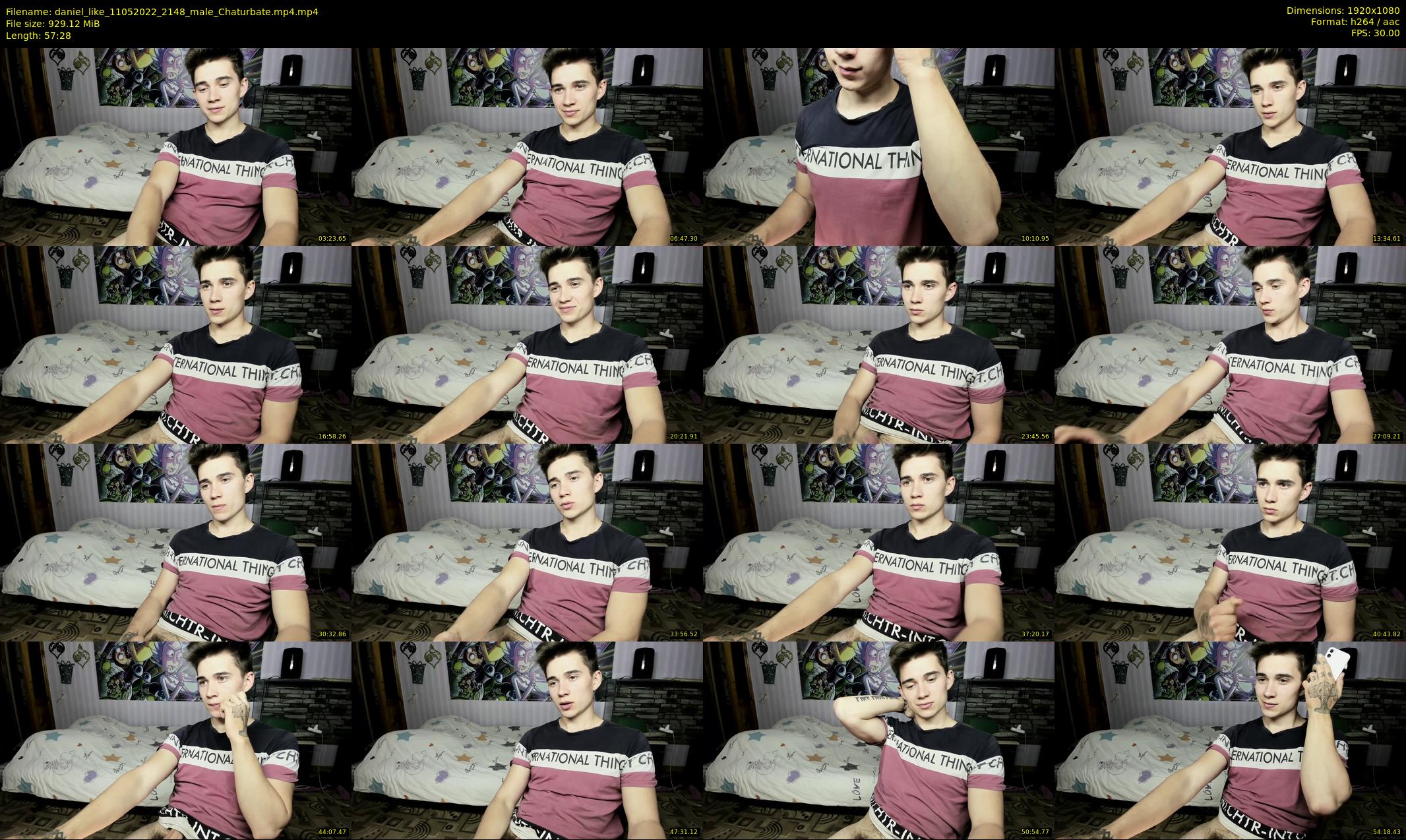 daniel_like — 58 minute Chaturbate male cam show recording, 1080p, May 11, 2022