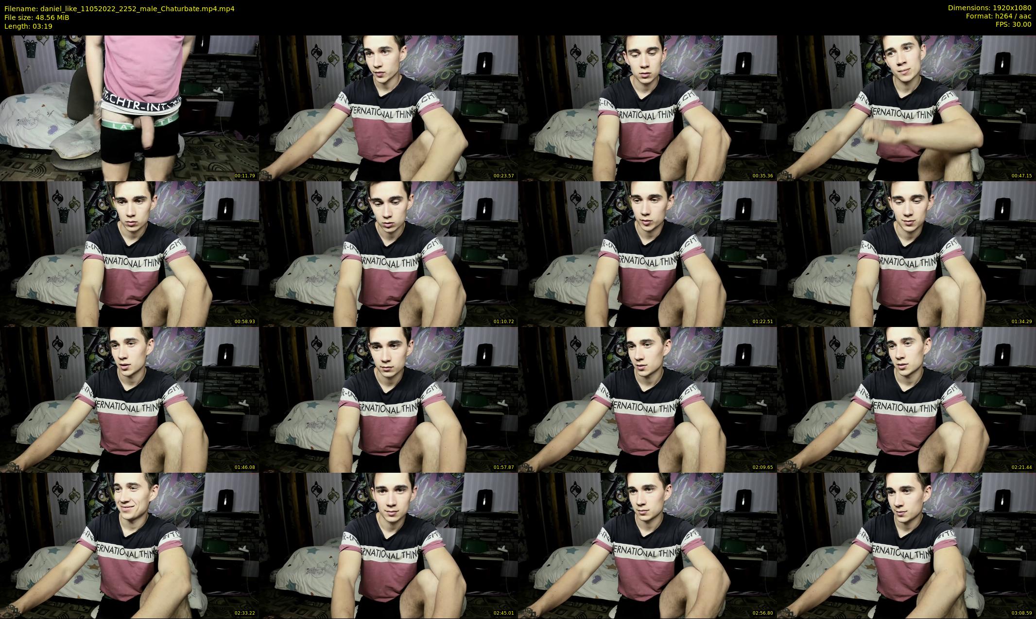 daniel_like — 4 minute Chaturbate male cam show recording, 1080p, May 11, 2022