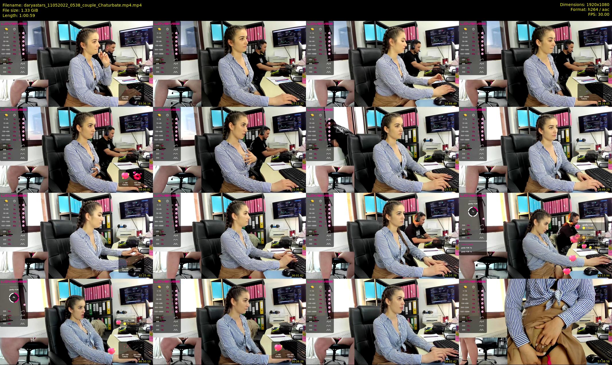 daryastars — 61 minute Chaturbate couple cam show recording, 1080p, May 11, 2022