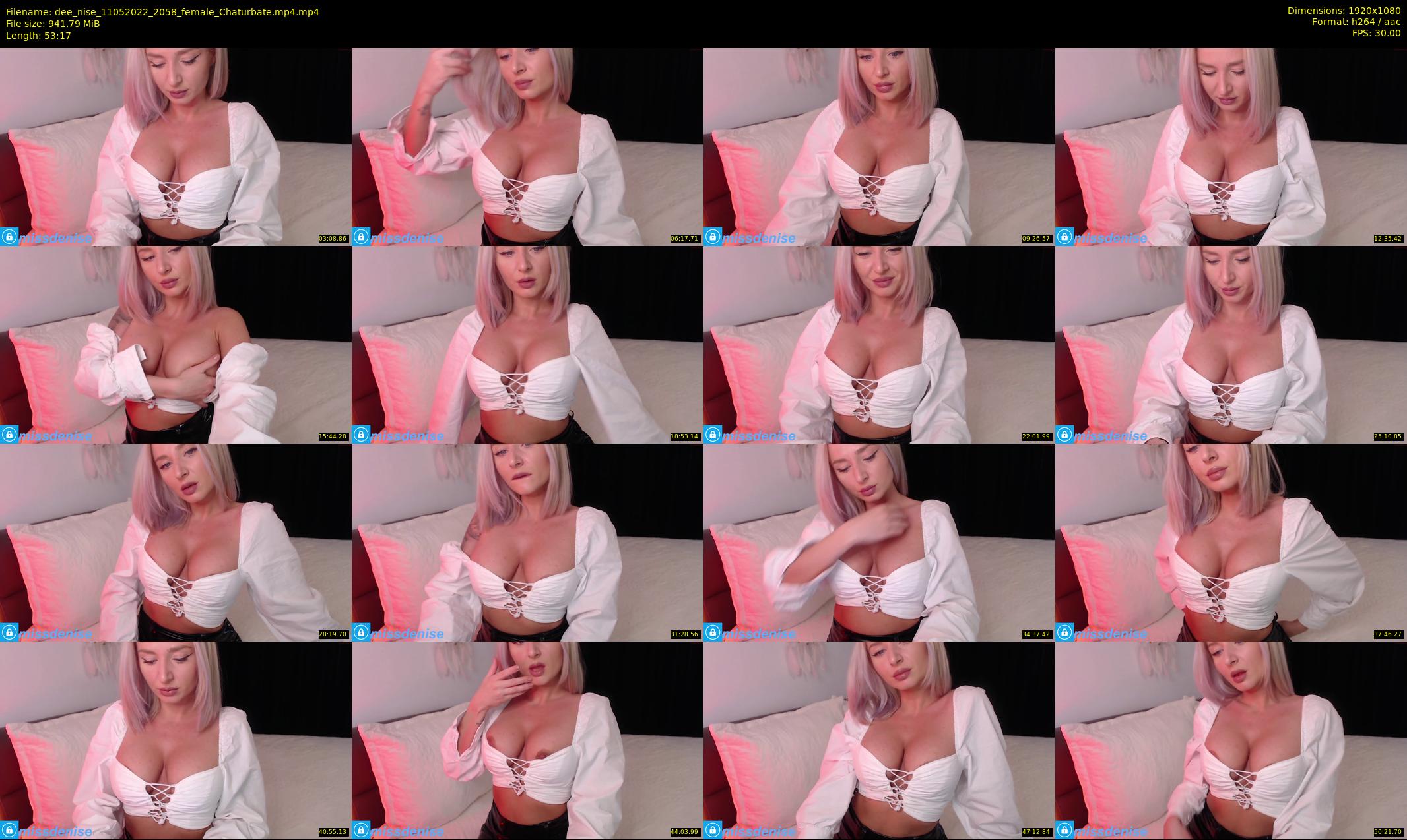 dee_nise — 54 minute Chaturbate female cam show recording, 1080p, May 11, 2022
