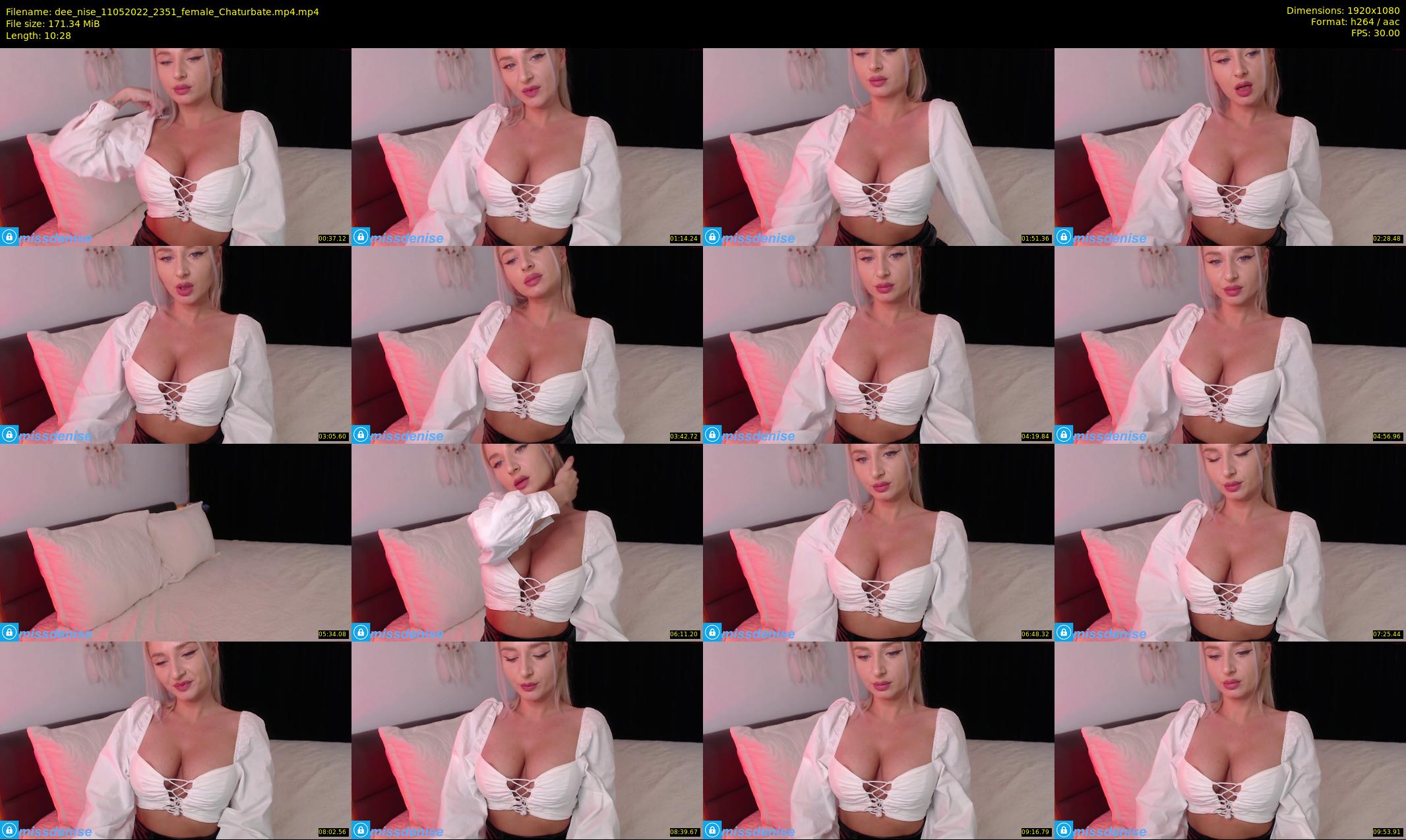 dee_nise — 11 minute Chaturbate female cam show recording, 1080p, May 11, 2022