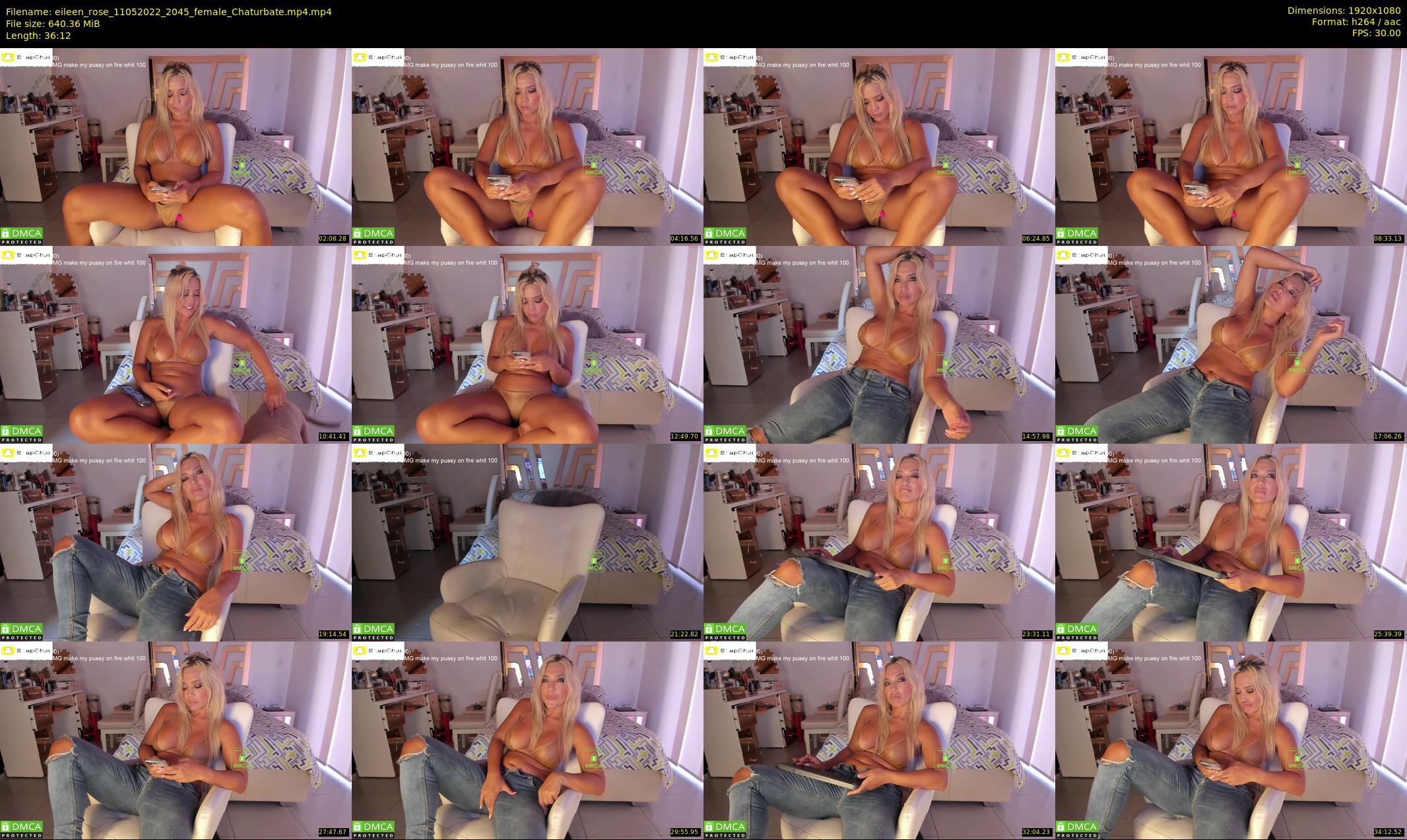 eileen_rose — 37 minute Chaturbate female cam show recording, 1080p, May 11, 2022