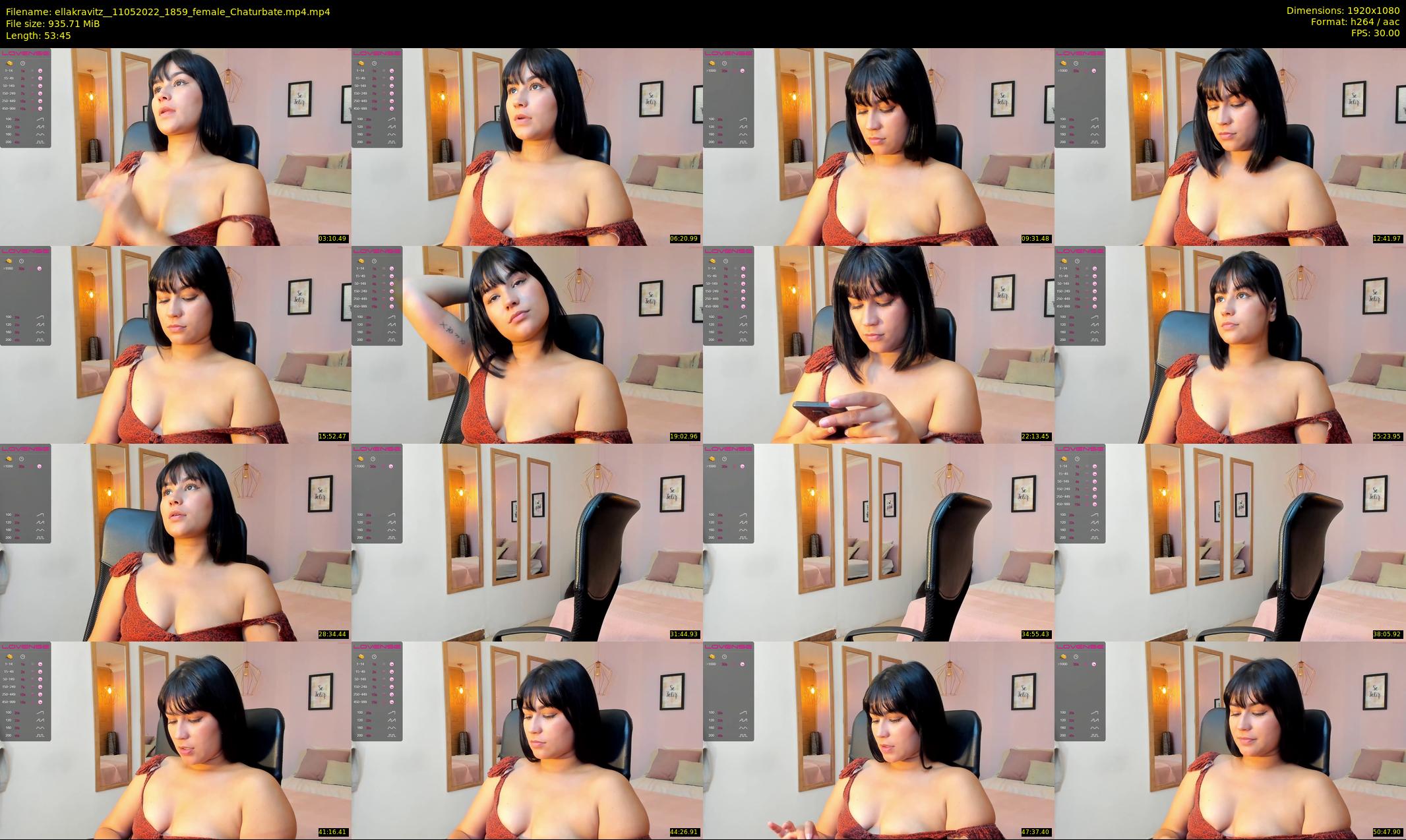 ellakravitz_ — 54 minute Chaturbate female cam show recording, 1080p, May 11, 2022