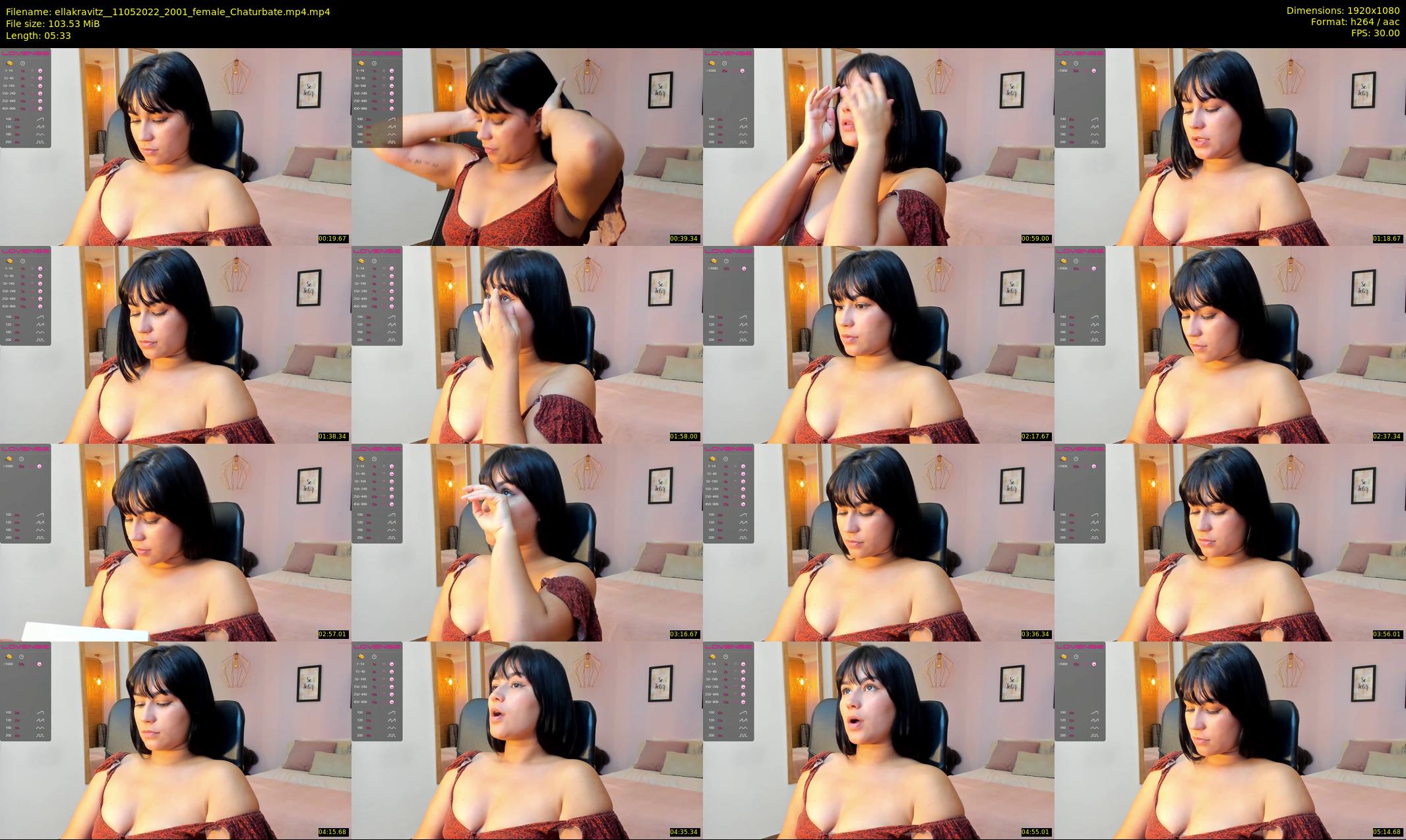 ellakravitz_ — 6 minute Chaturbate female cam show recording, 1080p, May 11, 2022