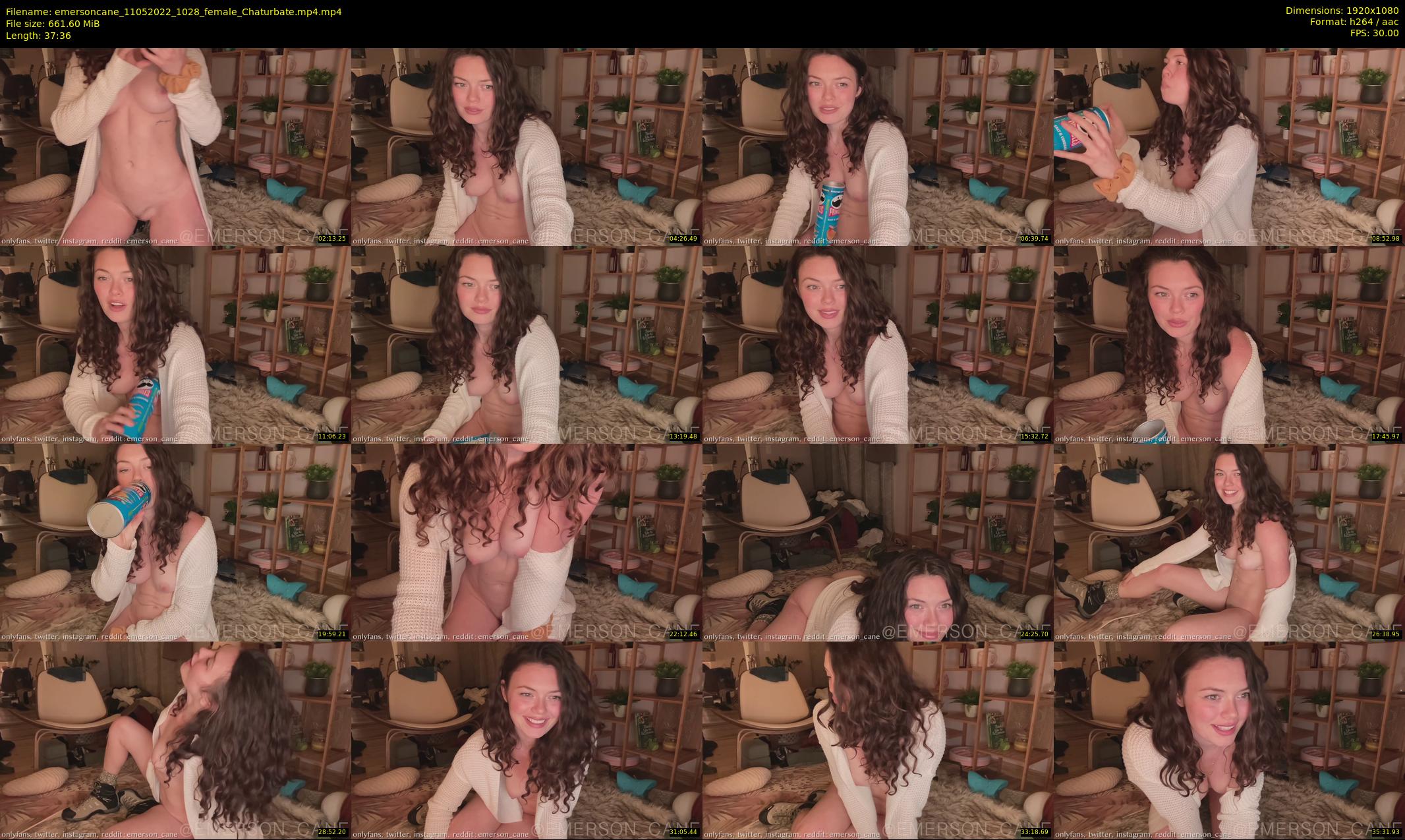 emersoncane — 38 minute Chaturbate female cam show recording, 1080p, May 11, 2022