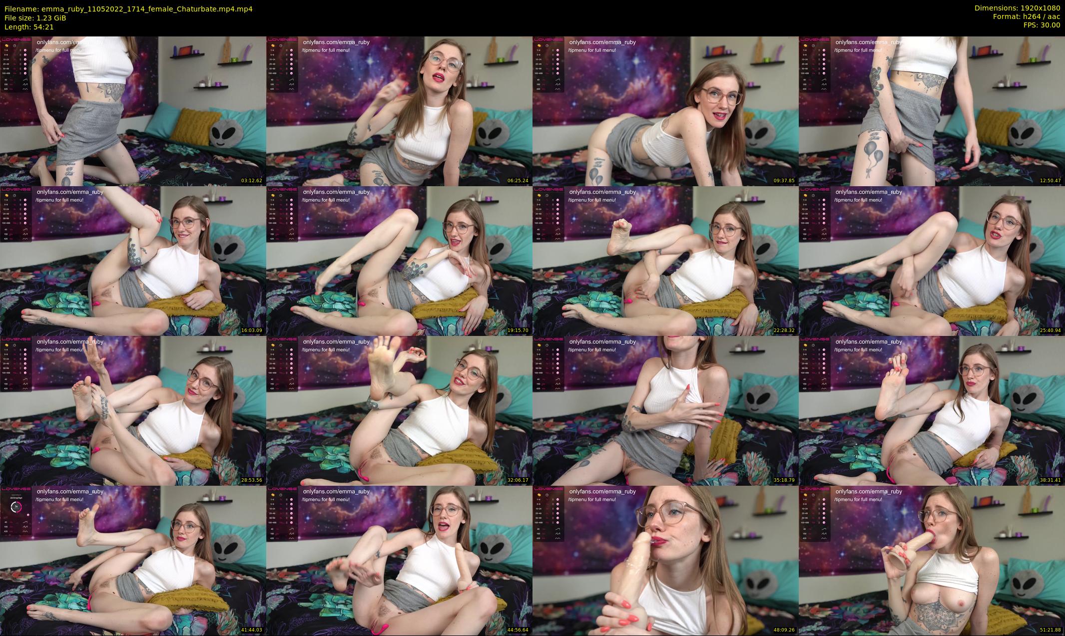 emma_ruby — 55 minute Chaturbate female cam show recording, 1080p, May 11, 2022