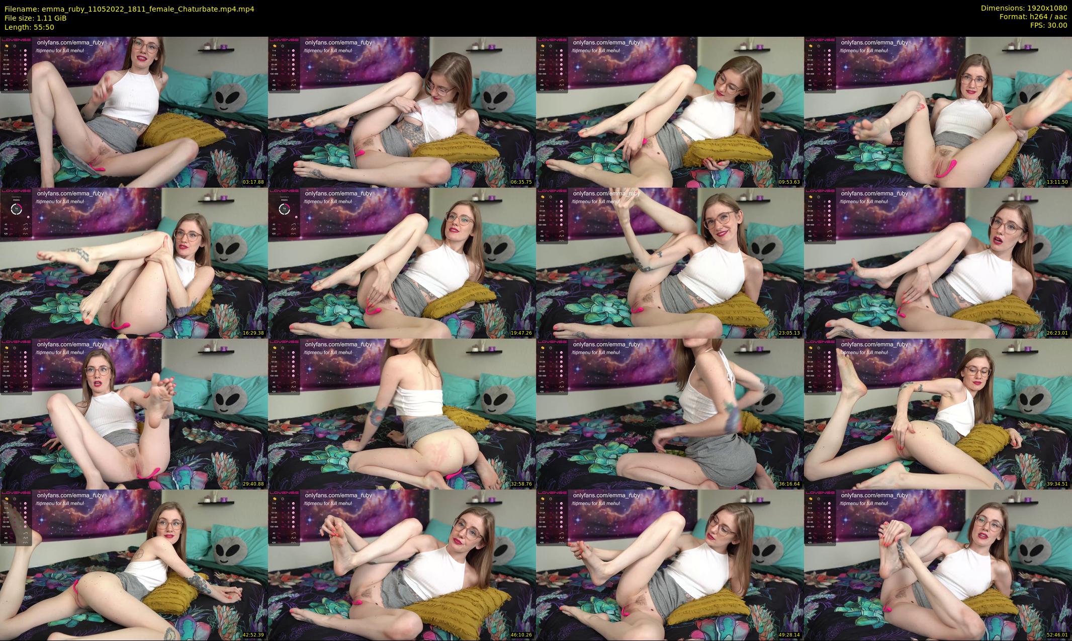 emma_ruby — 56 minute Chaturbate female cam show recording, 1080p, May 11, 2022