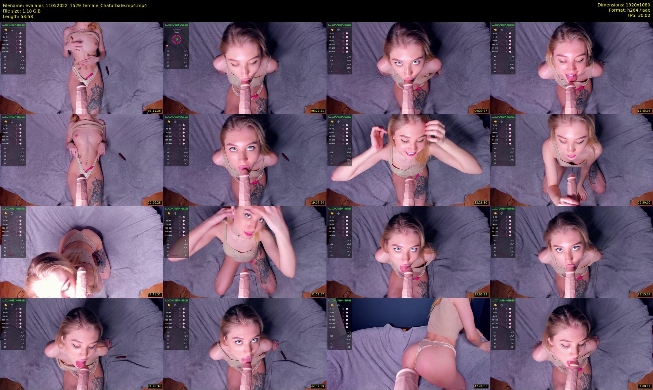 evalanis — 54 minute Chaturbate couple cam show recording, 1080p, May 11, 2022