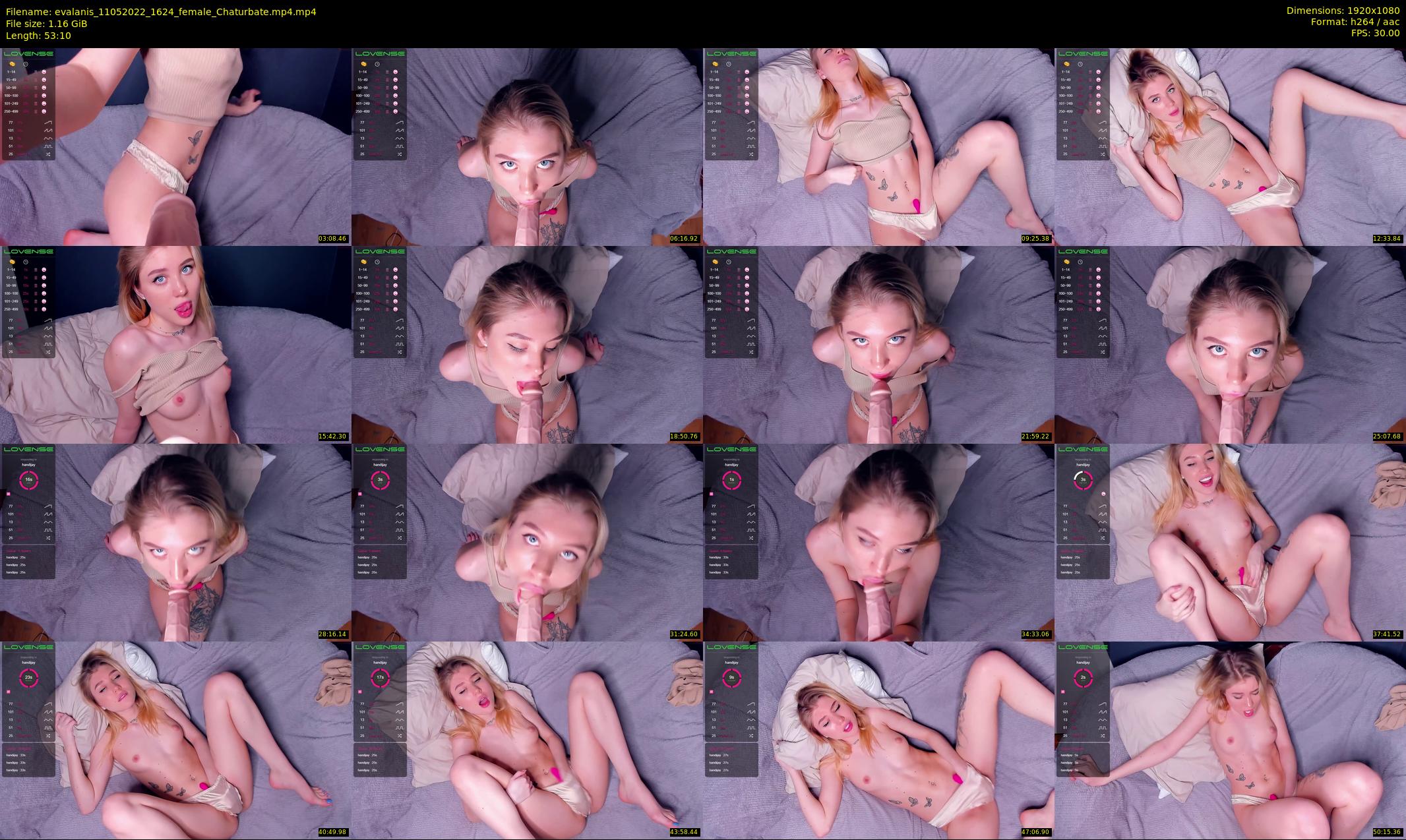 evalanis — 54 minute Chaturbate couple cam show recording, 1080p, May 11, 2022
