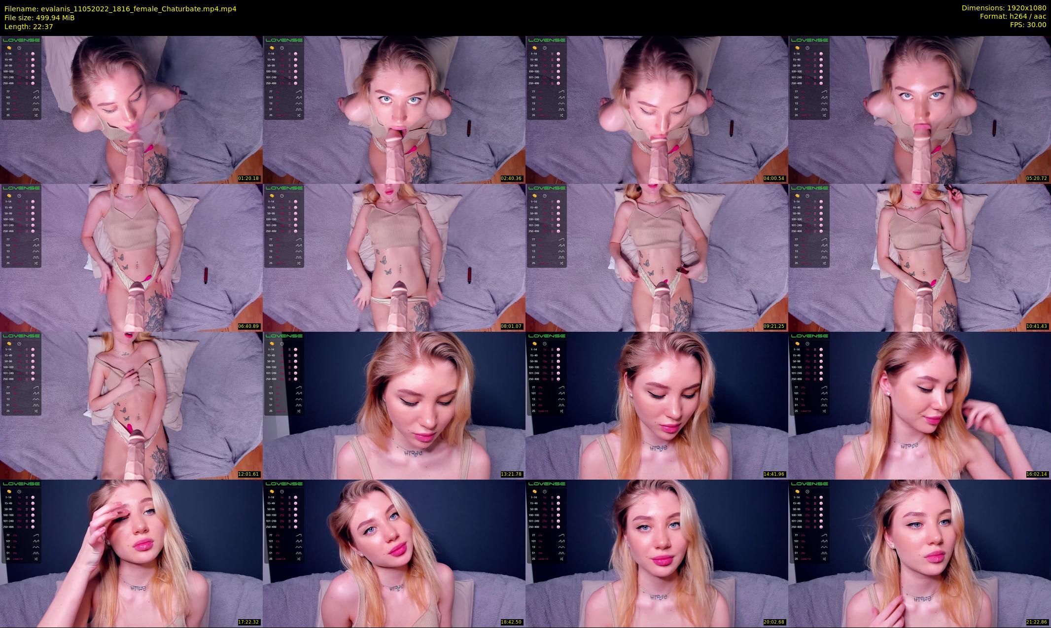 evalanis — 23 minute Chaturbate couple cam show recording, 1080p, May 11, 2022