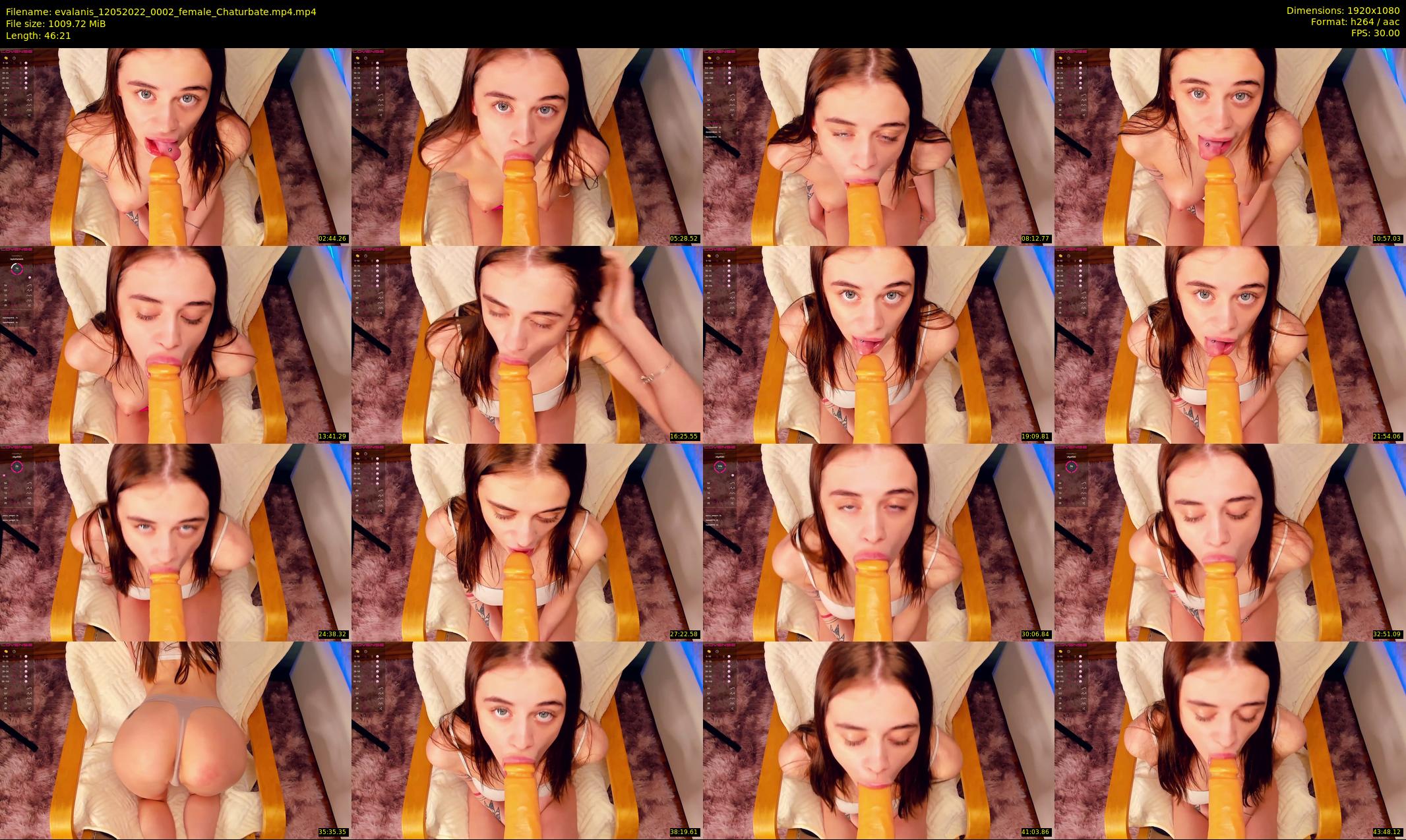 evalanis — 47 minute Chaturbate couple cam show recording, 1080p, May 12, 2022
