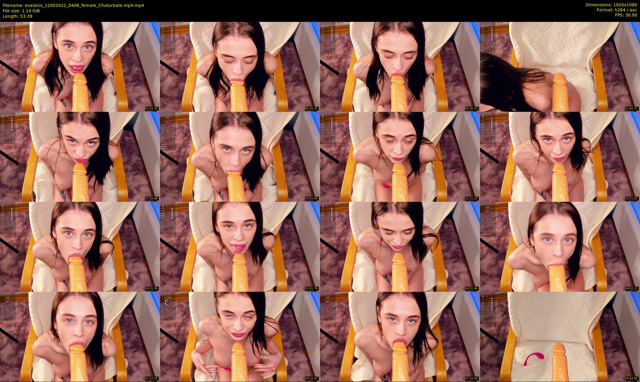 evalanis — 54 minute Chaturbate couple cam show recording, 1080p, May 12, 2022