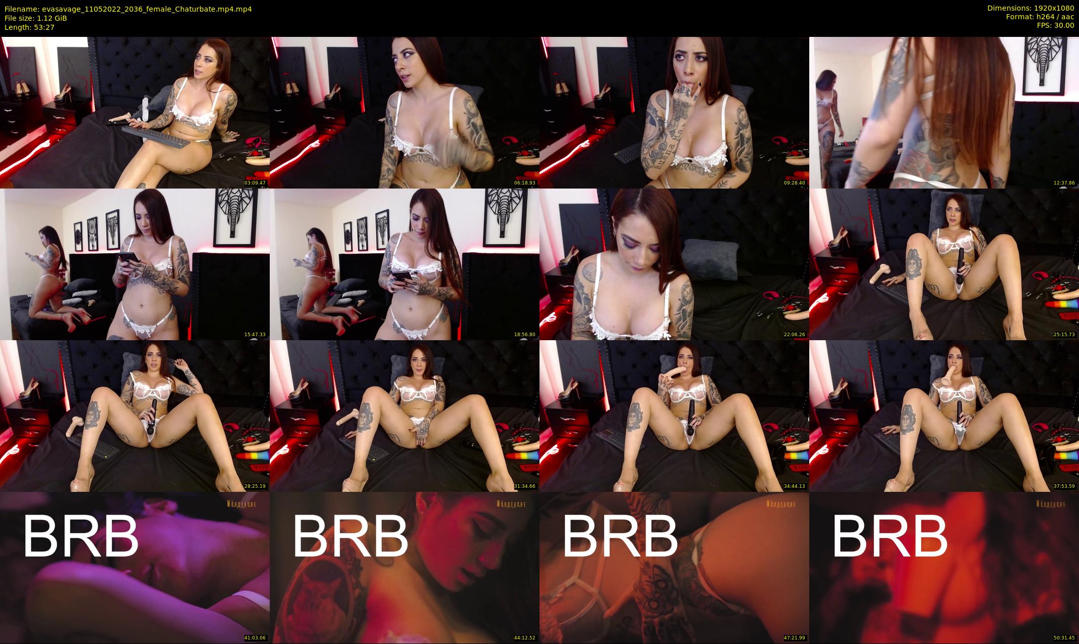 evasavage — 54 minute Chaturbate female cam show recording, 1080p, May 11, 2022