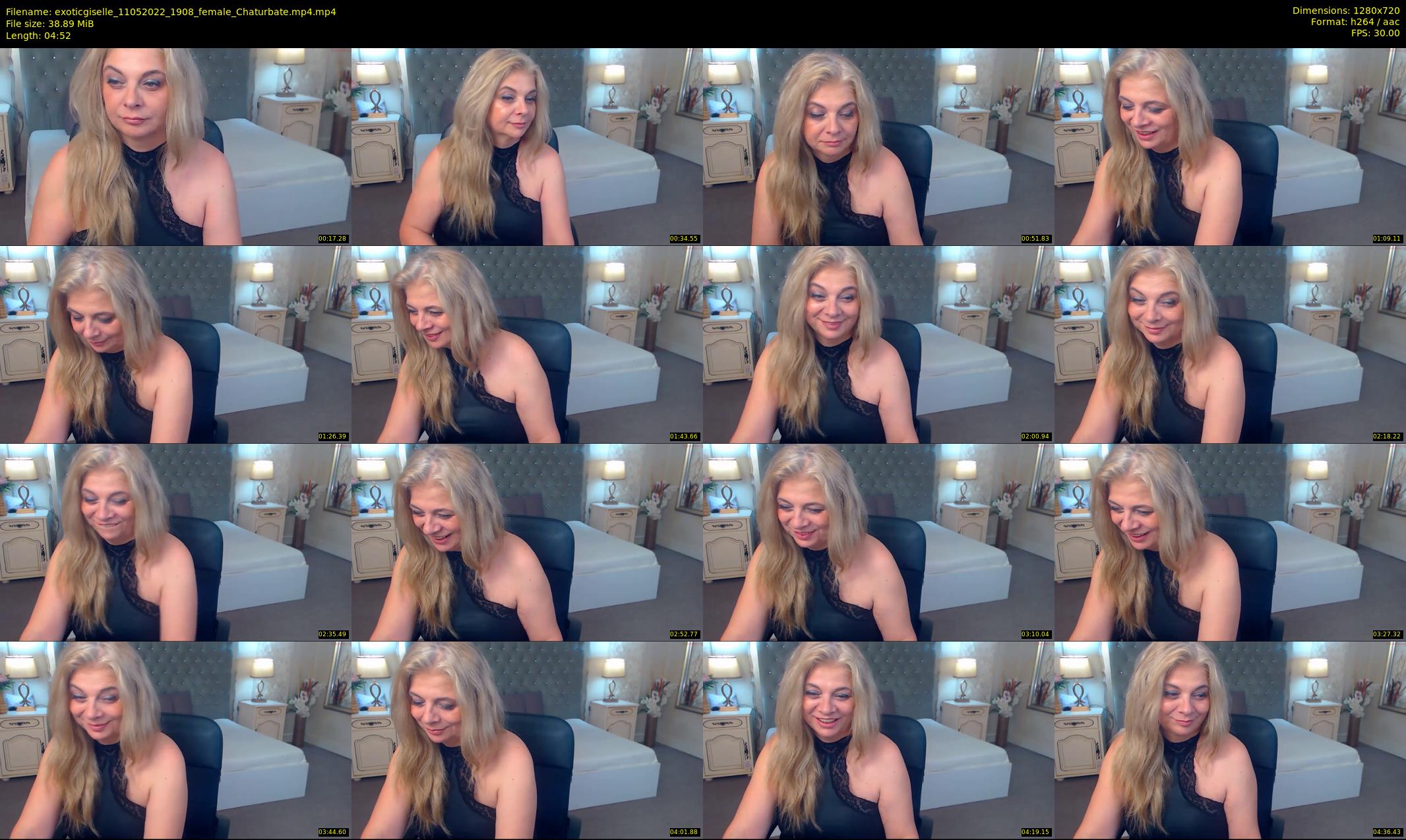exoticgiselle — 5 minute Chaturbate female cam show recording, 720p, May 11, 2022