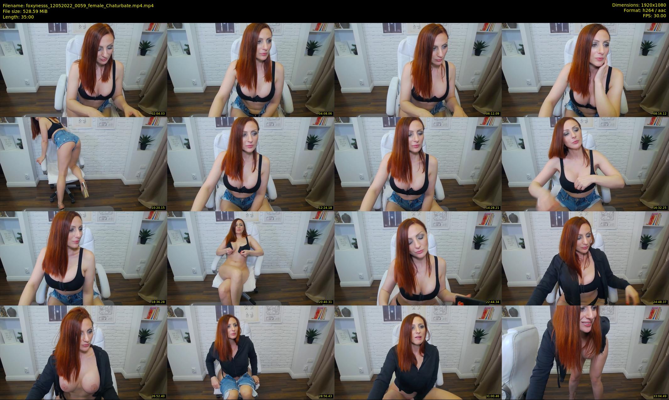 foxynesss — 35 minute Chaturbate female cam show recording, 1080p, May 12, 2022