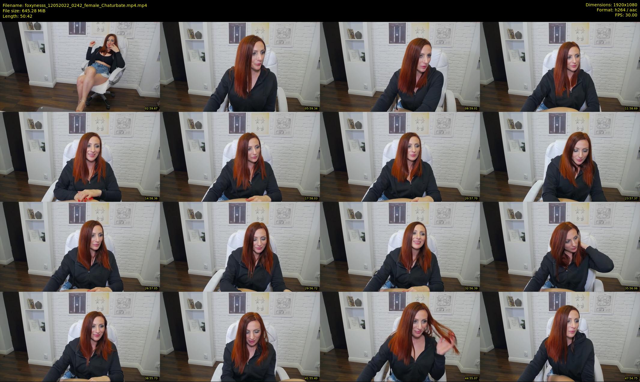 foxynesss — 51 minute Chaturbate female cam show recording, 1080p, May 12, 2022